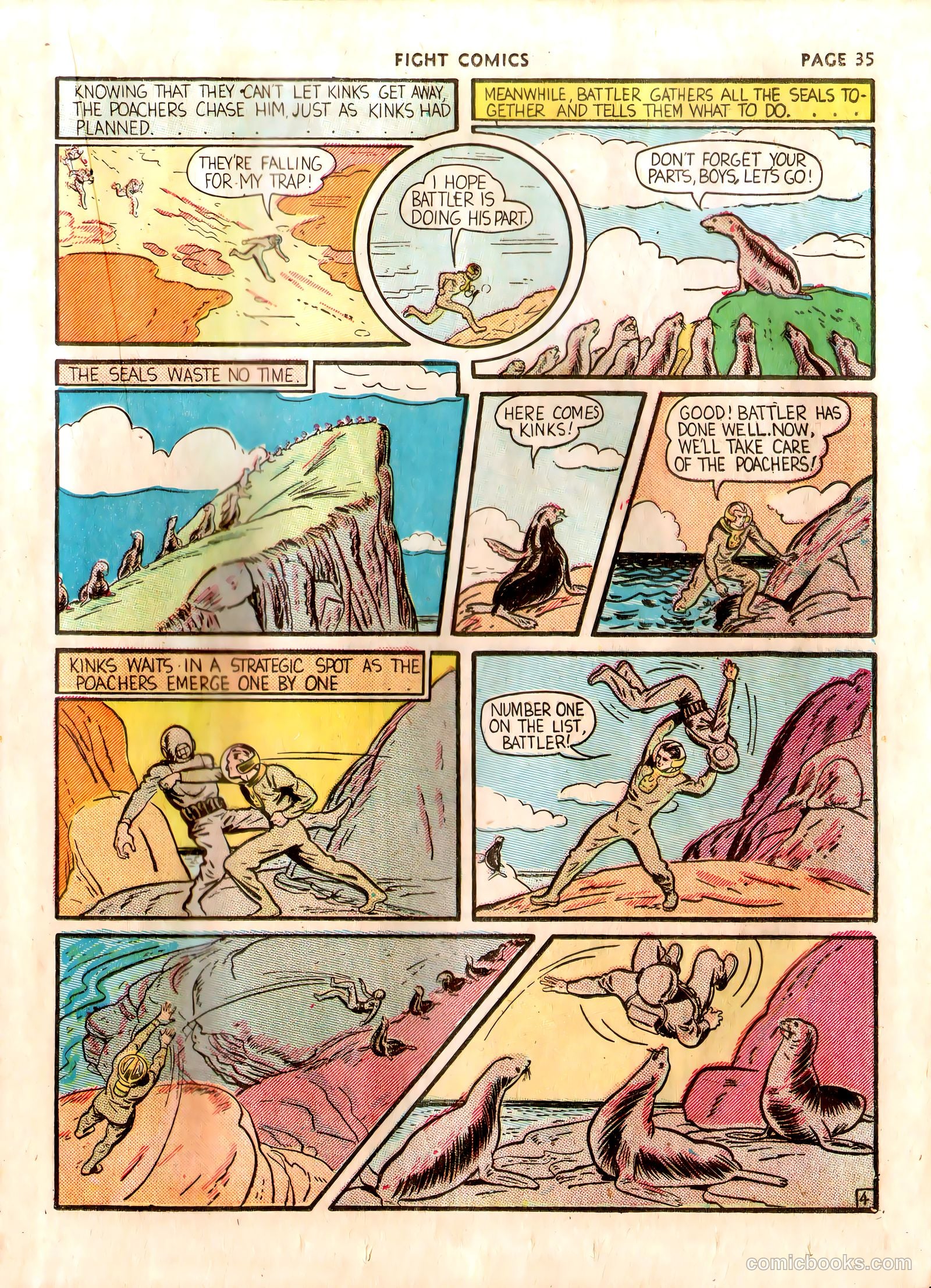 Fight Comics #7 (1940) — page 38 of 69