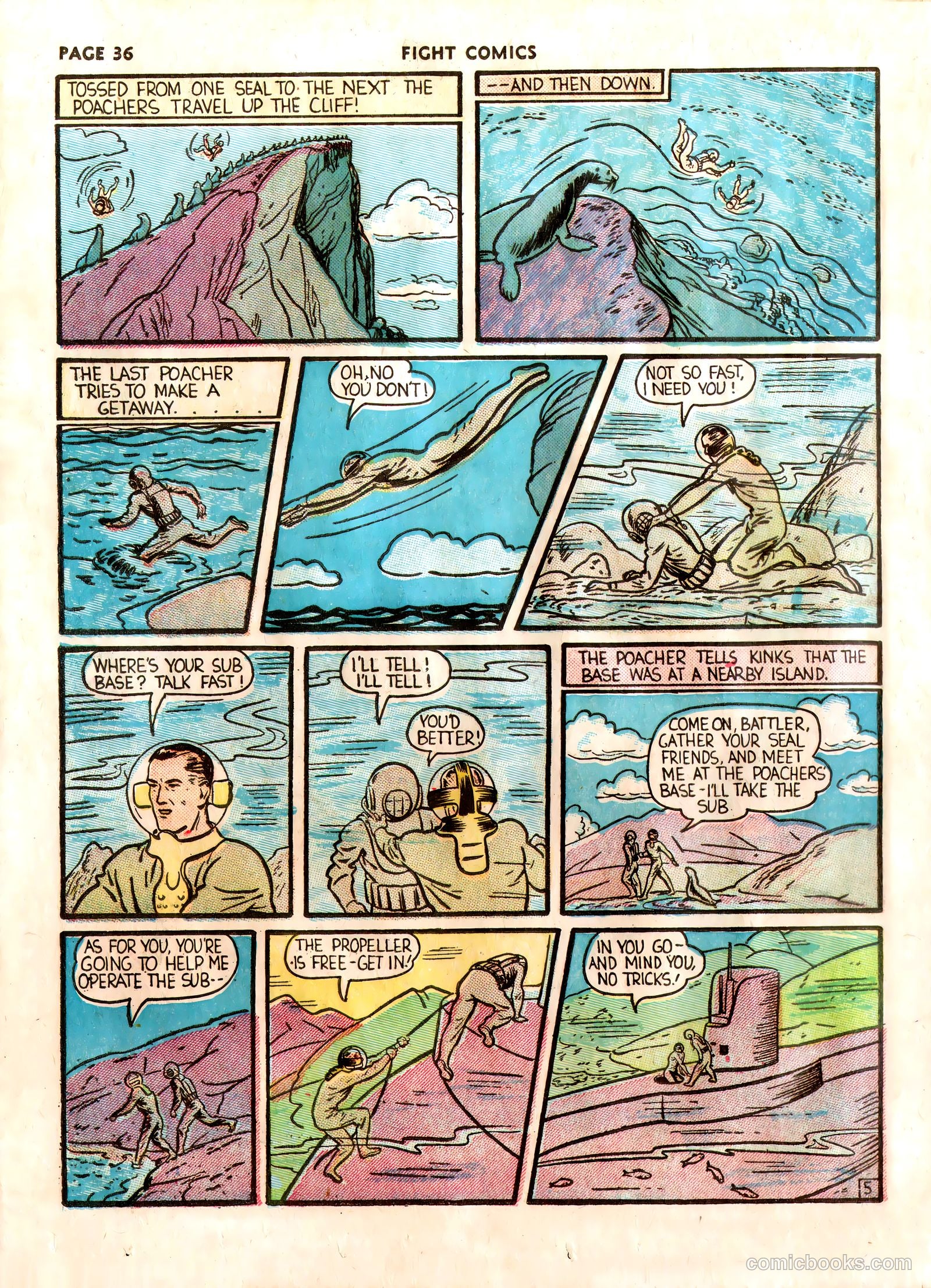 Fight Comics #7 (1940) — page 39 of 69