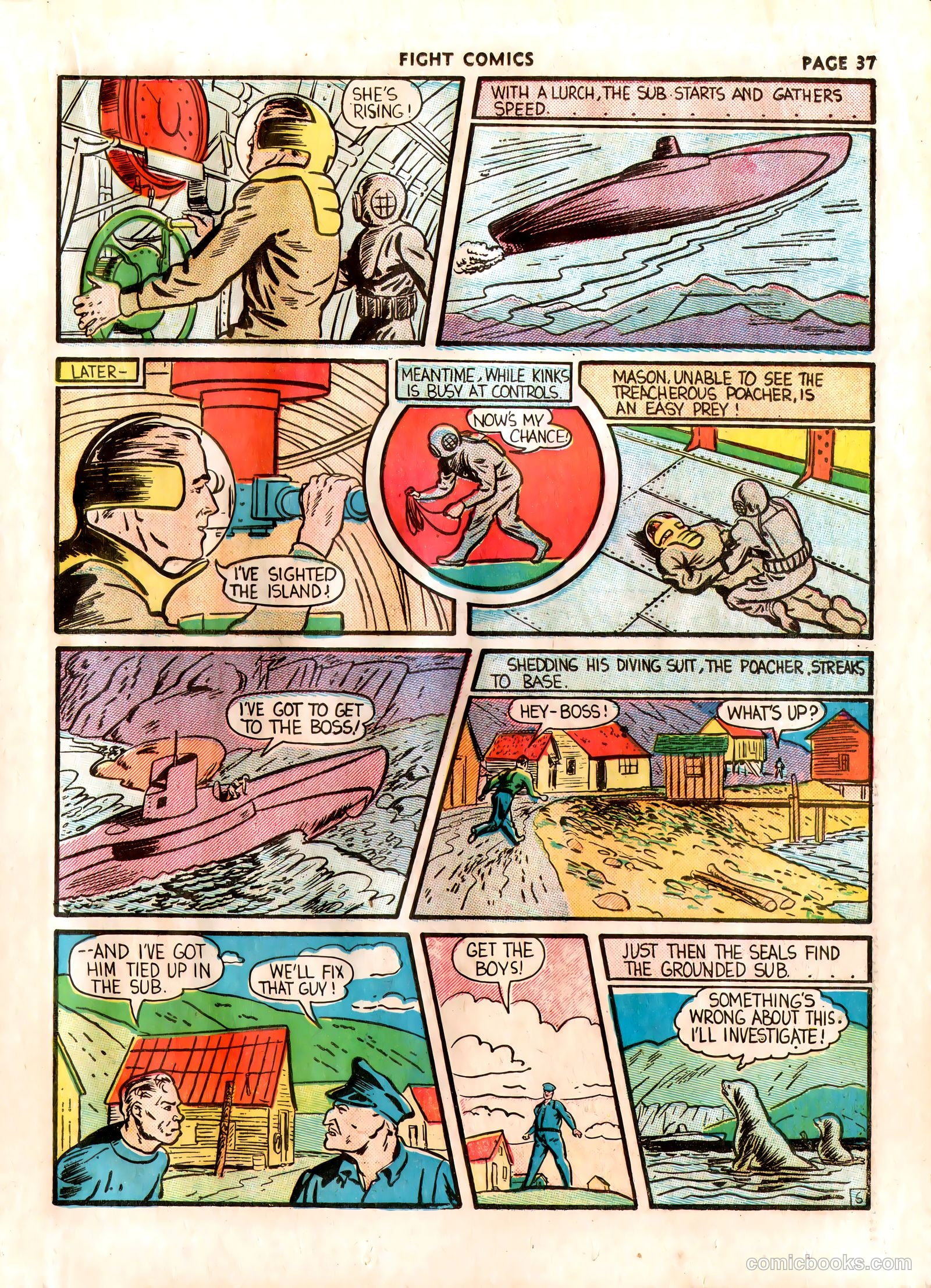 Fight Comics #7 (1940) — page 40 of 69