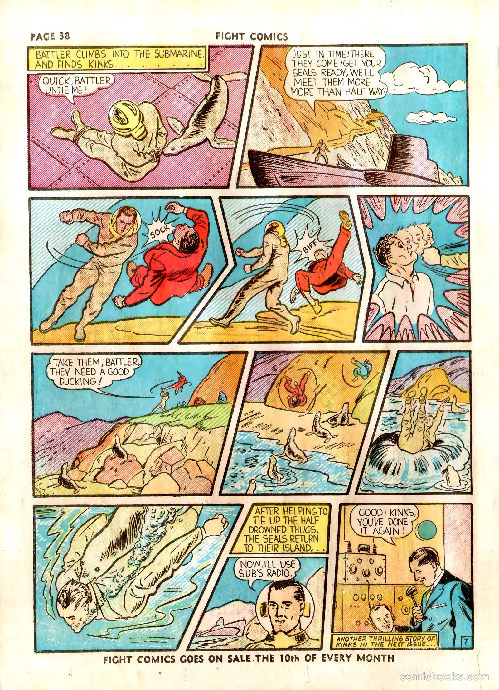 Fight Comics #7 (1940) — page 41 of 69