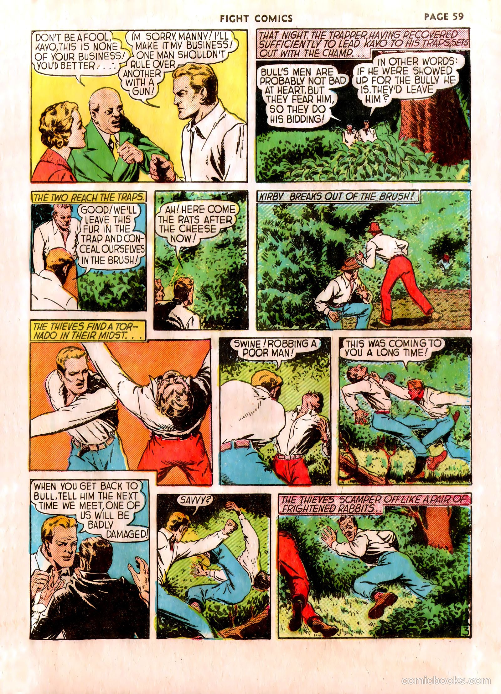 Fight Comics #7 (1940) — page 62 of 69