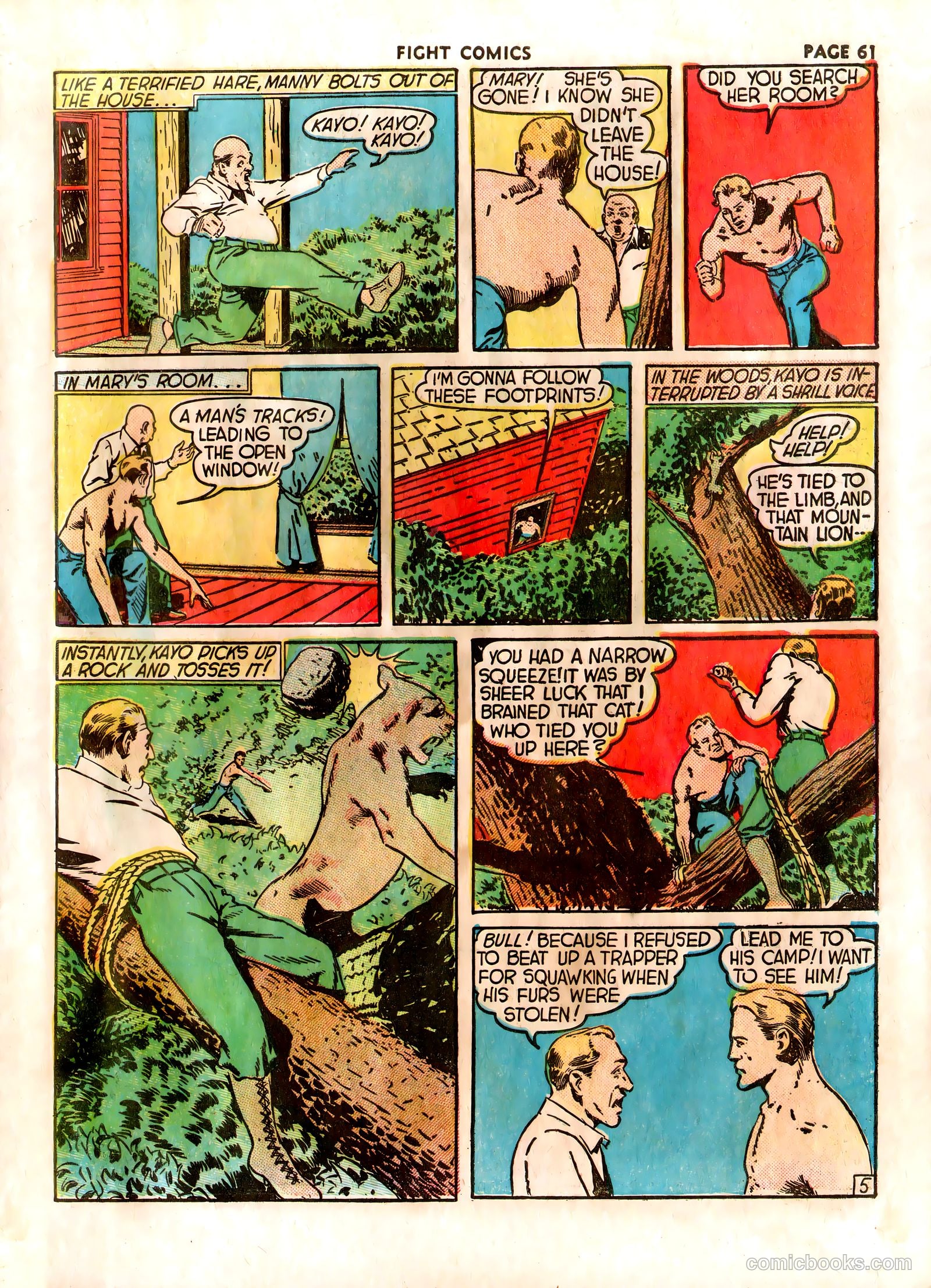 Fight Comics #7 (1940) — page 64 of 69