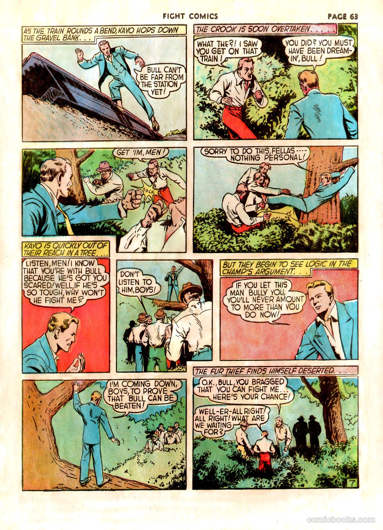 Fight Comics #7 (1940) — page 66 of 69