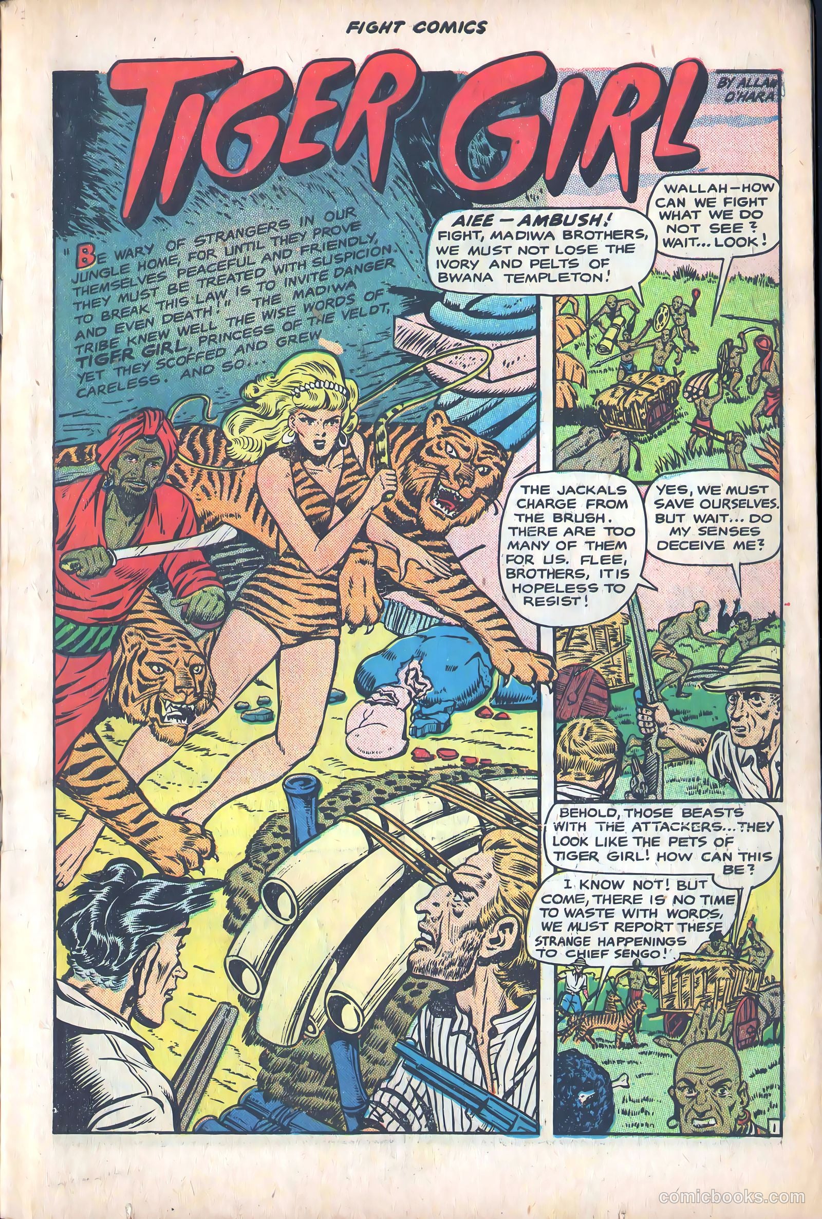 Fight Comics #70 (1950) — page 3 of 36