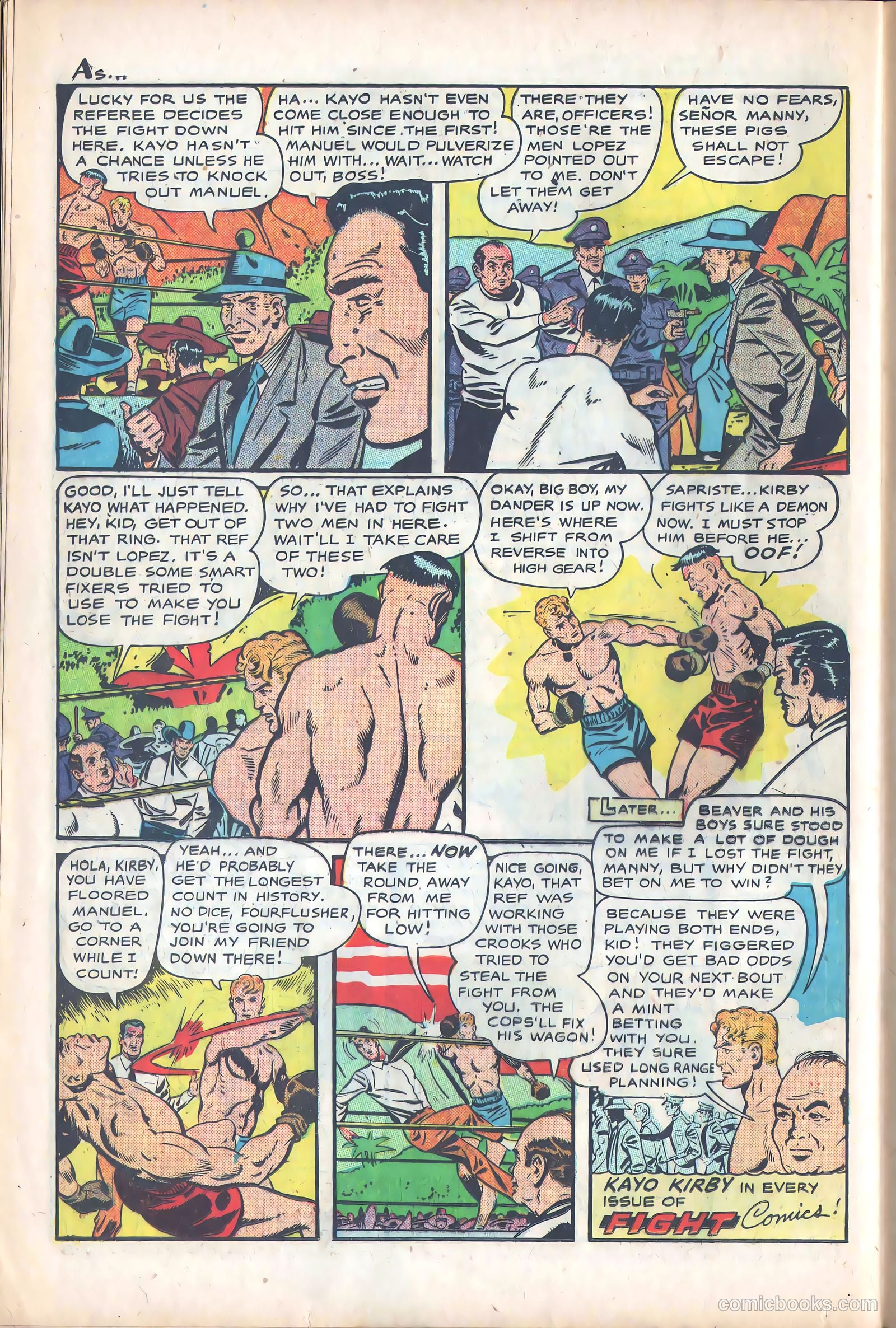 Fight Comics #70 (1950) — page 24 of 36