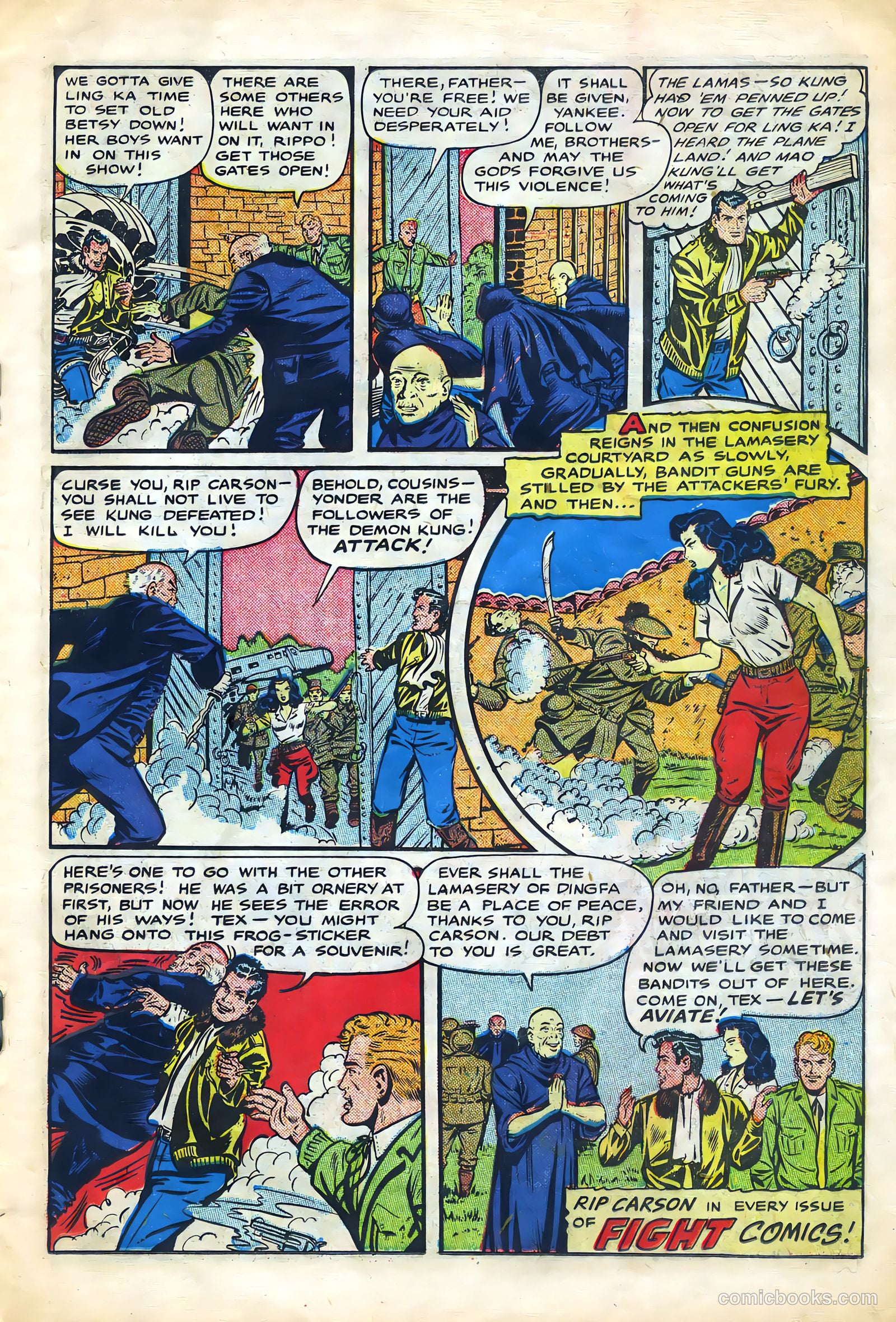 Fight Comics #71 (1950) — page 19 of 36