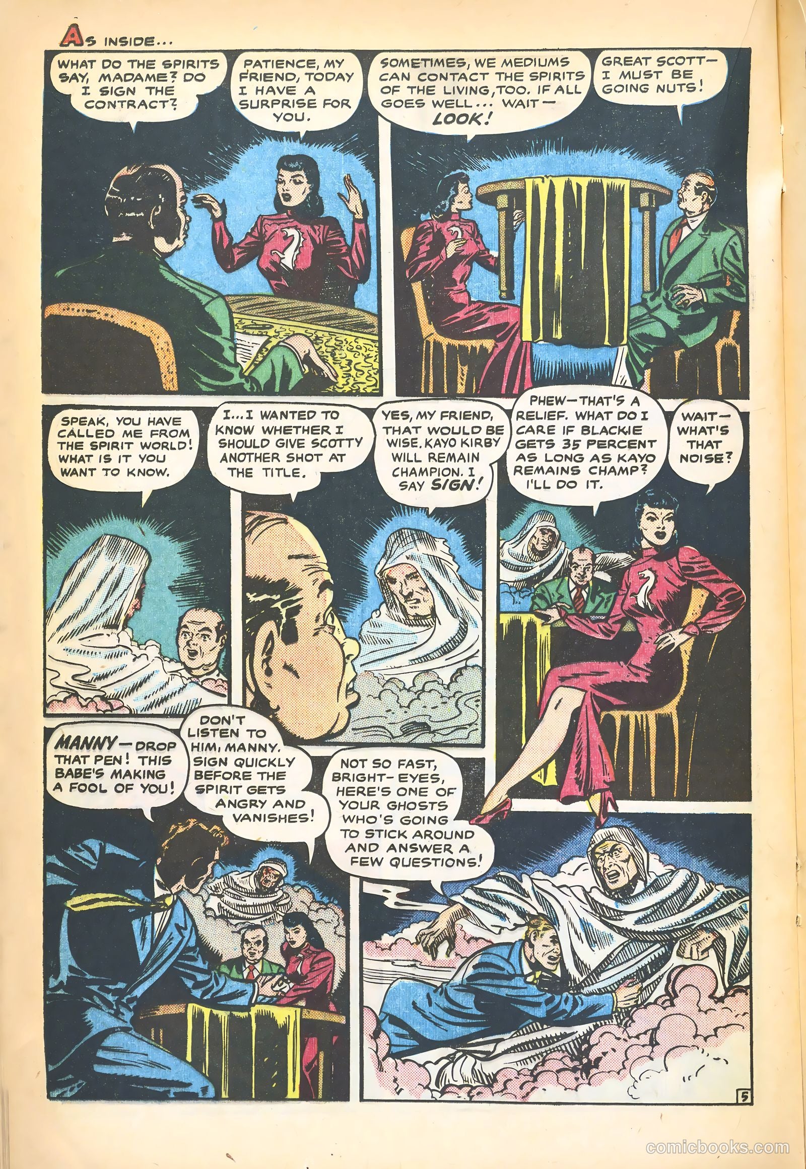 Fight Comics #74 (1951) — page 21 of 37