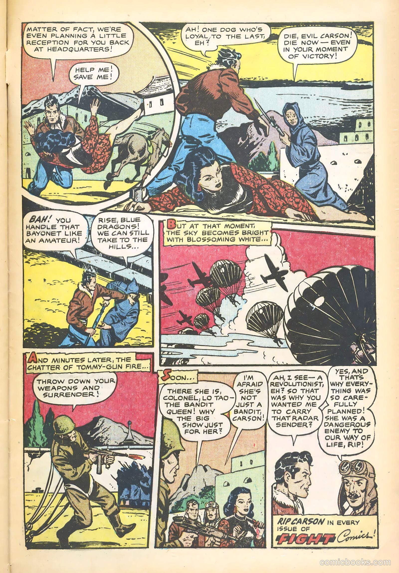 Fight Comics #74 (1951) — page 34 of 37