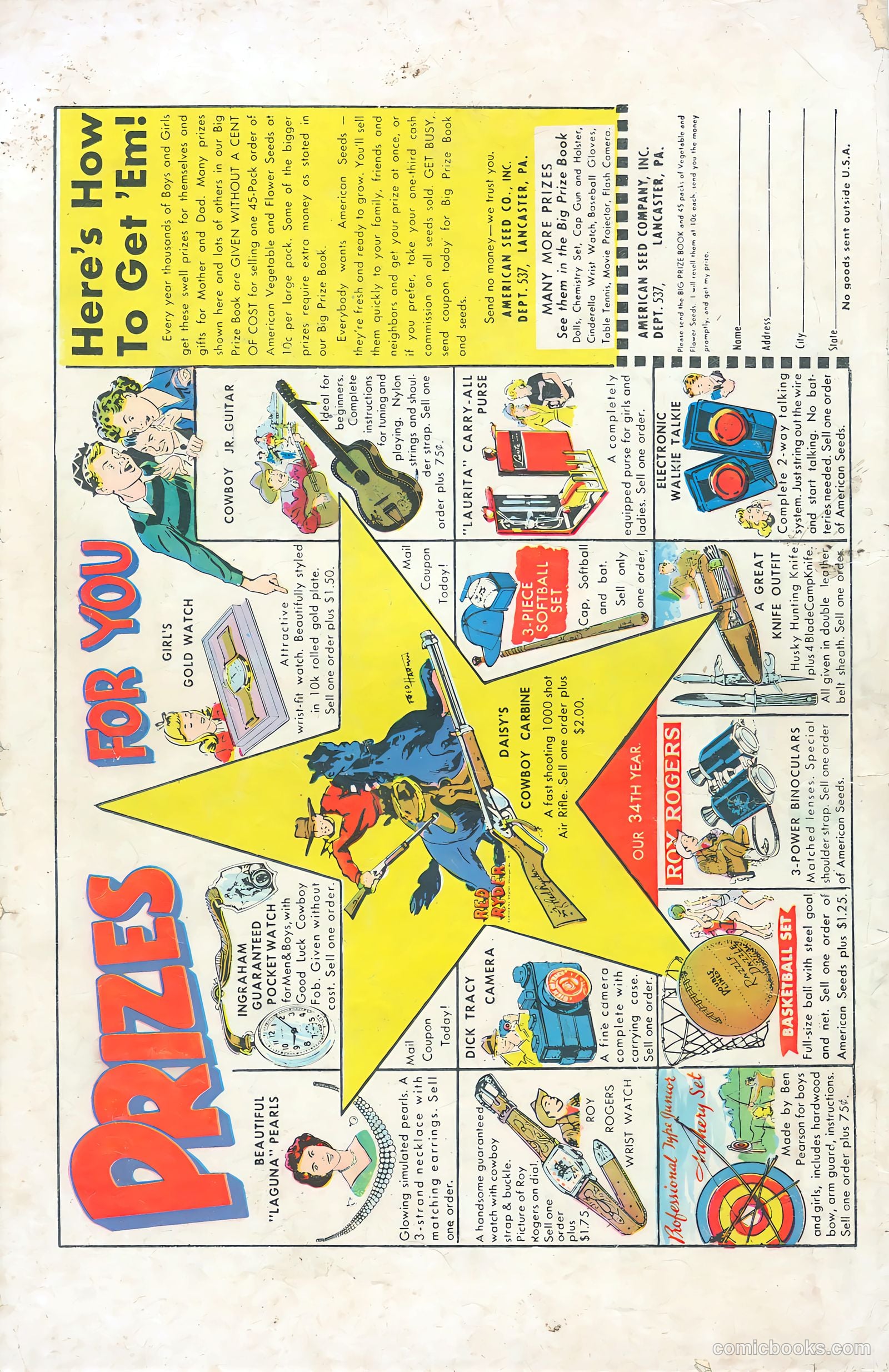 Fight Comics #79 (1952) — page 36 of 36