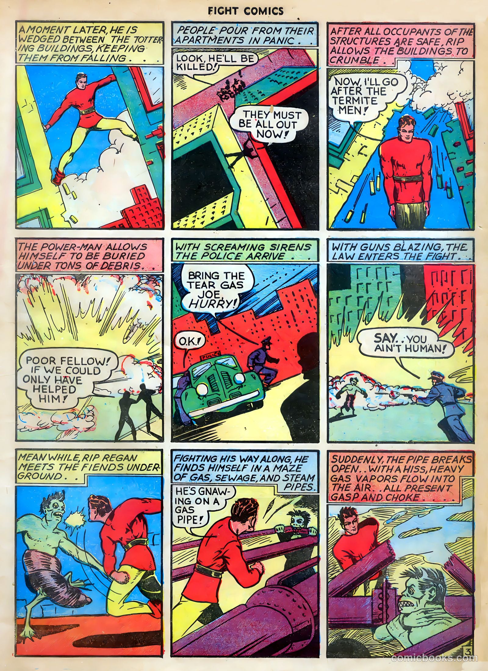 Fight Comics #8 (1940) — page 5 of 68