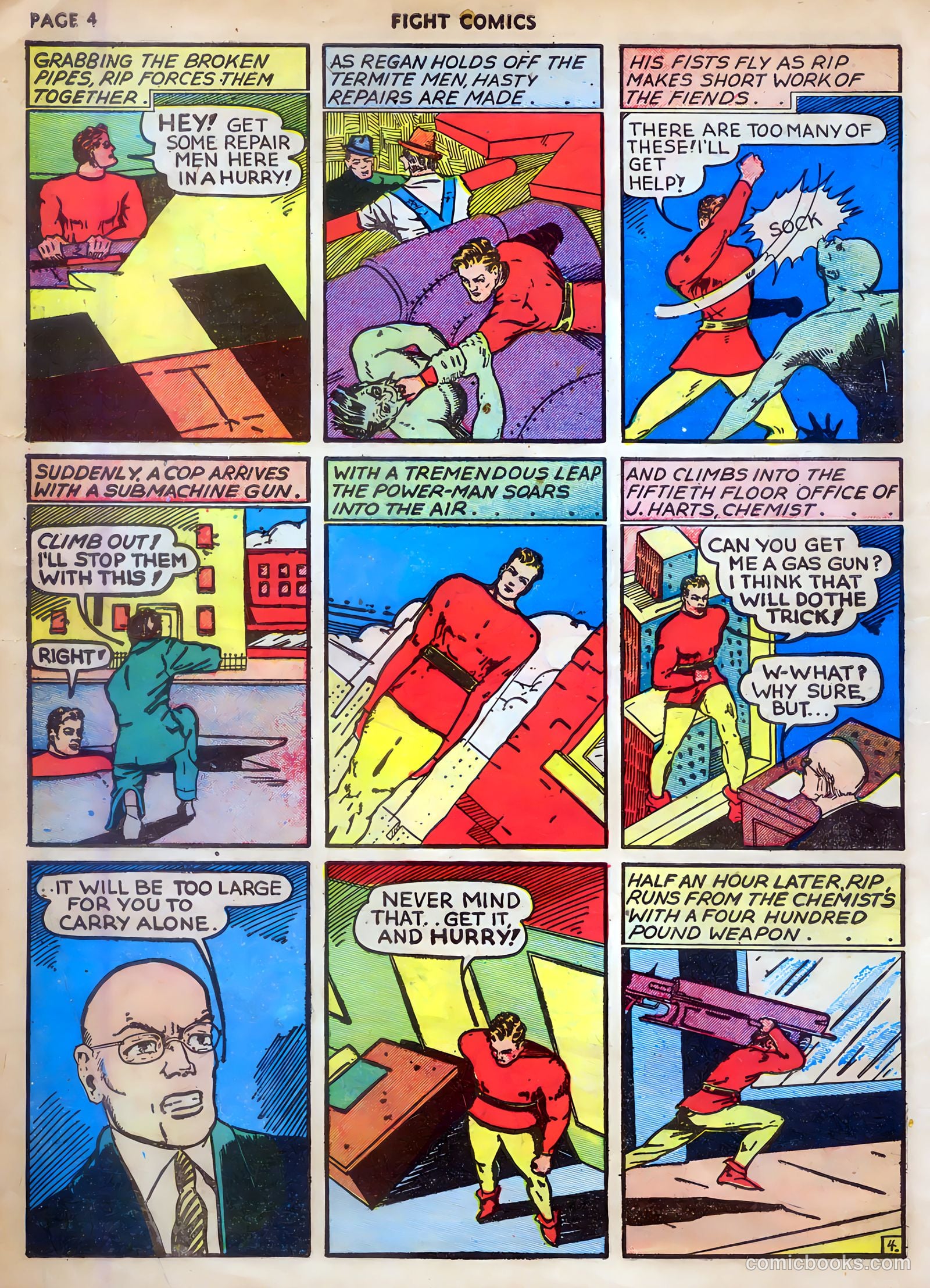 Fight Comics #8 (1940) — page 6 of 68