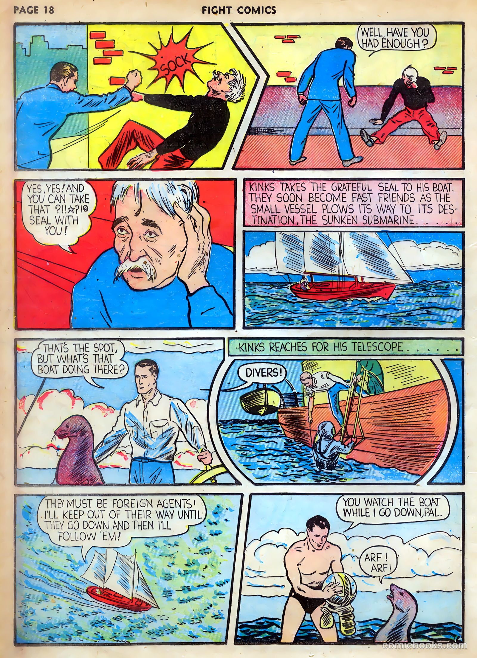 Fight Comics #8 (1940) — page 20 of 68