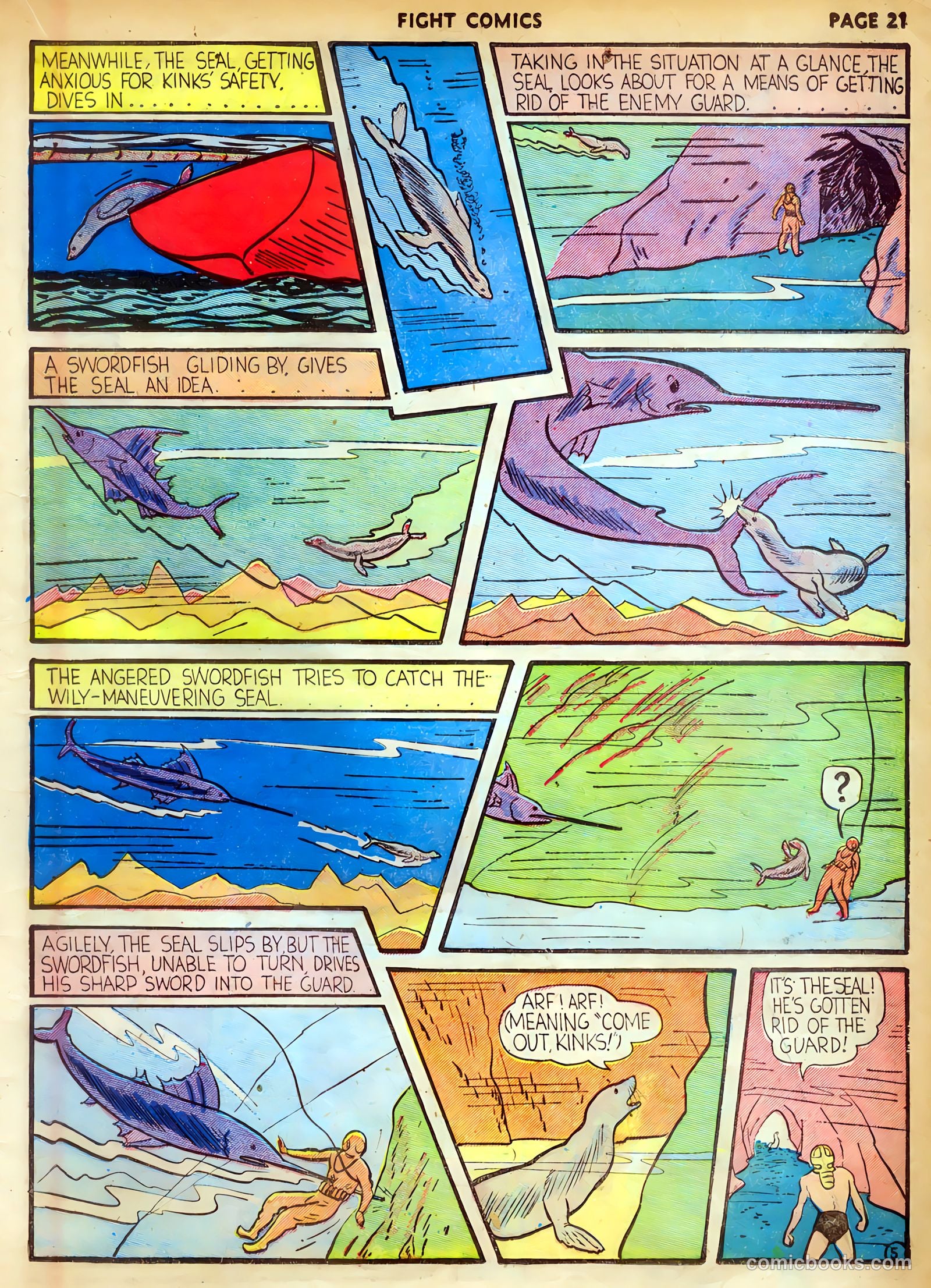 Fight Comics #8 (1940) — page 23 of 68