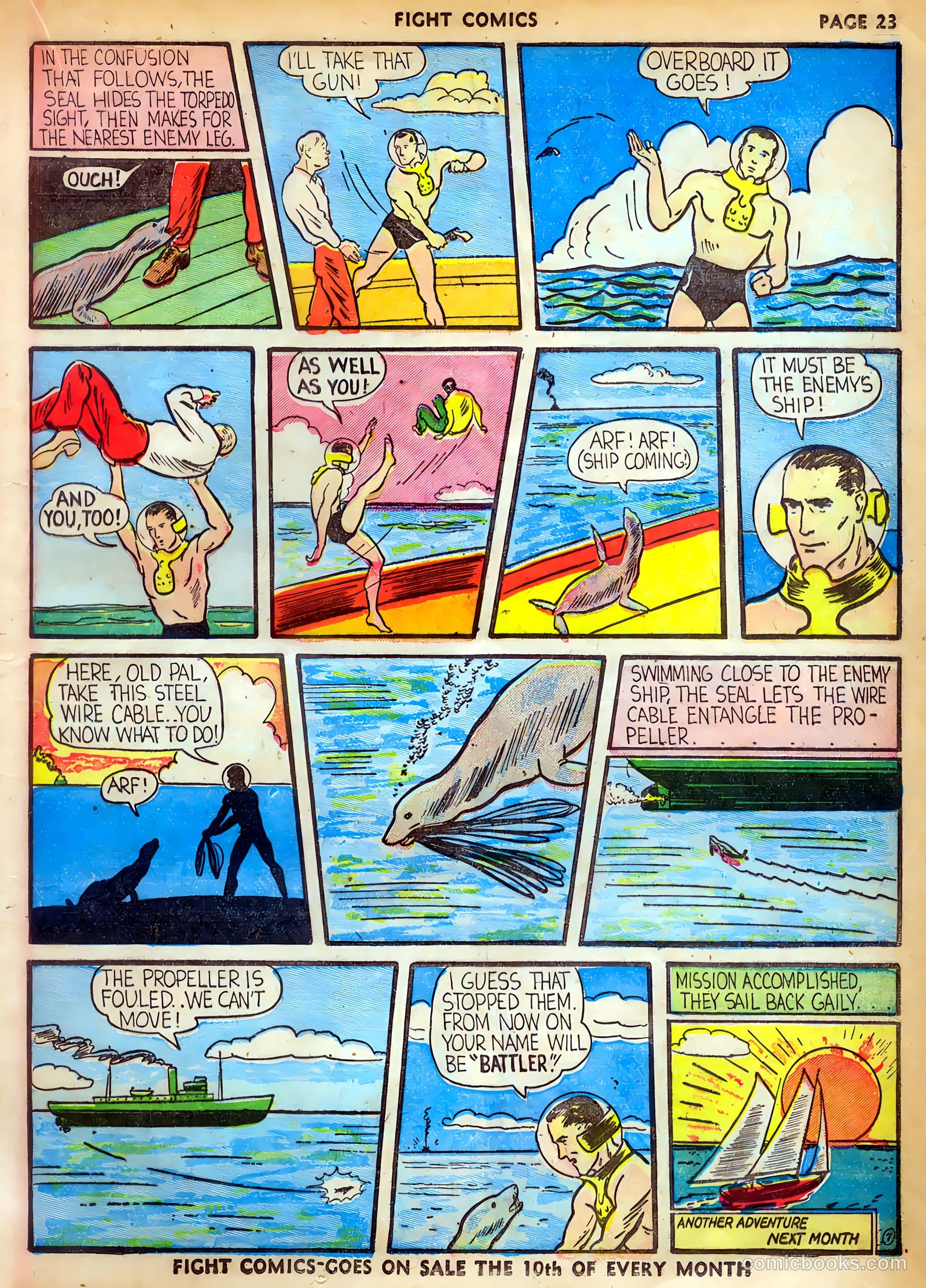 Fight Comics #8 (1940) — page 25 of 68