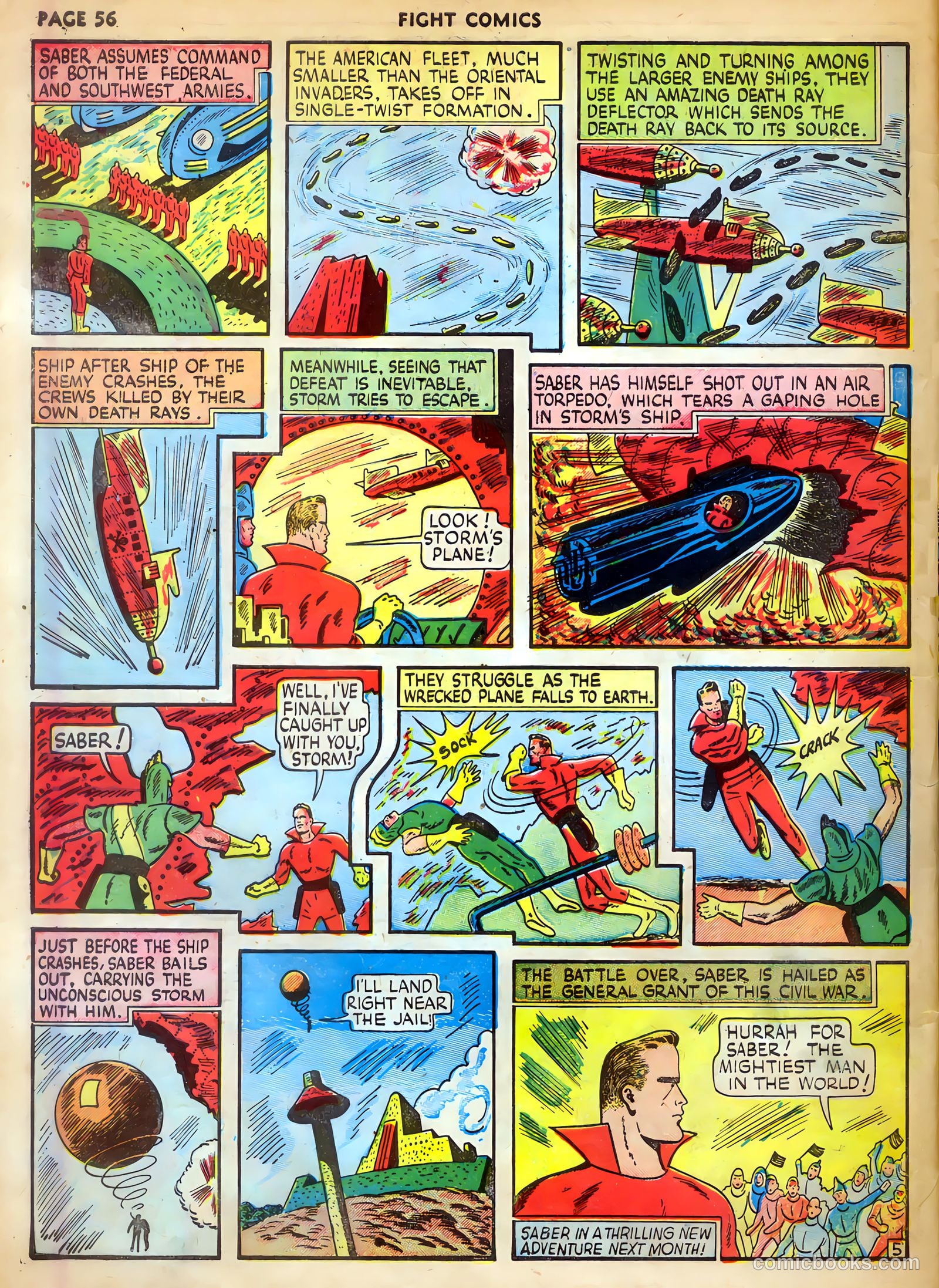 Fight Comics #8 (1940) — page 58 of 68