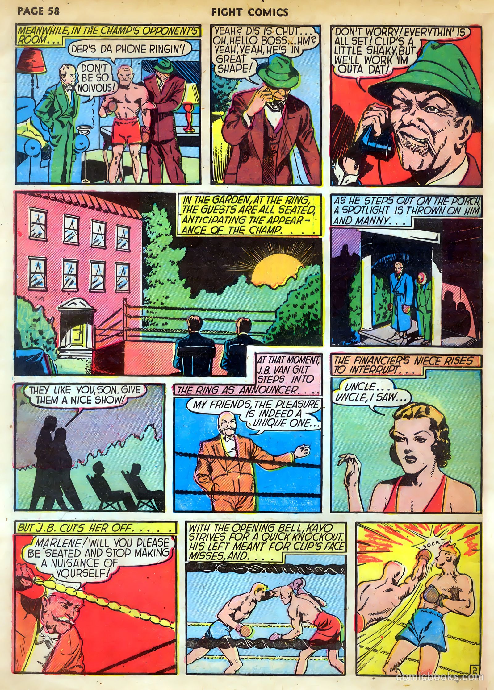 Fight Comics #8 (1940) — page 60 of 68
