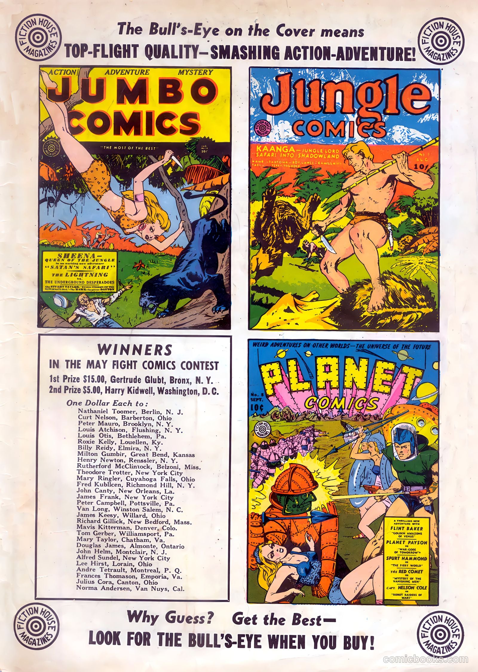 Fight Comics #8 (1940) — page 67 of 68