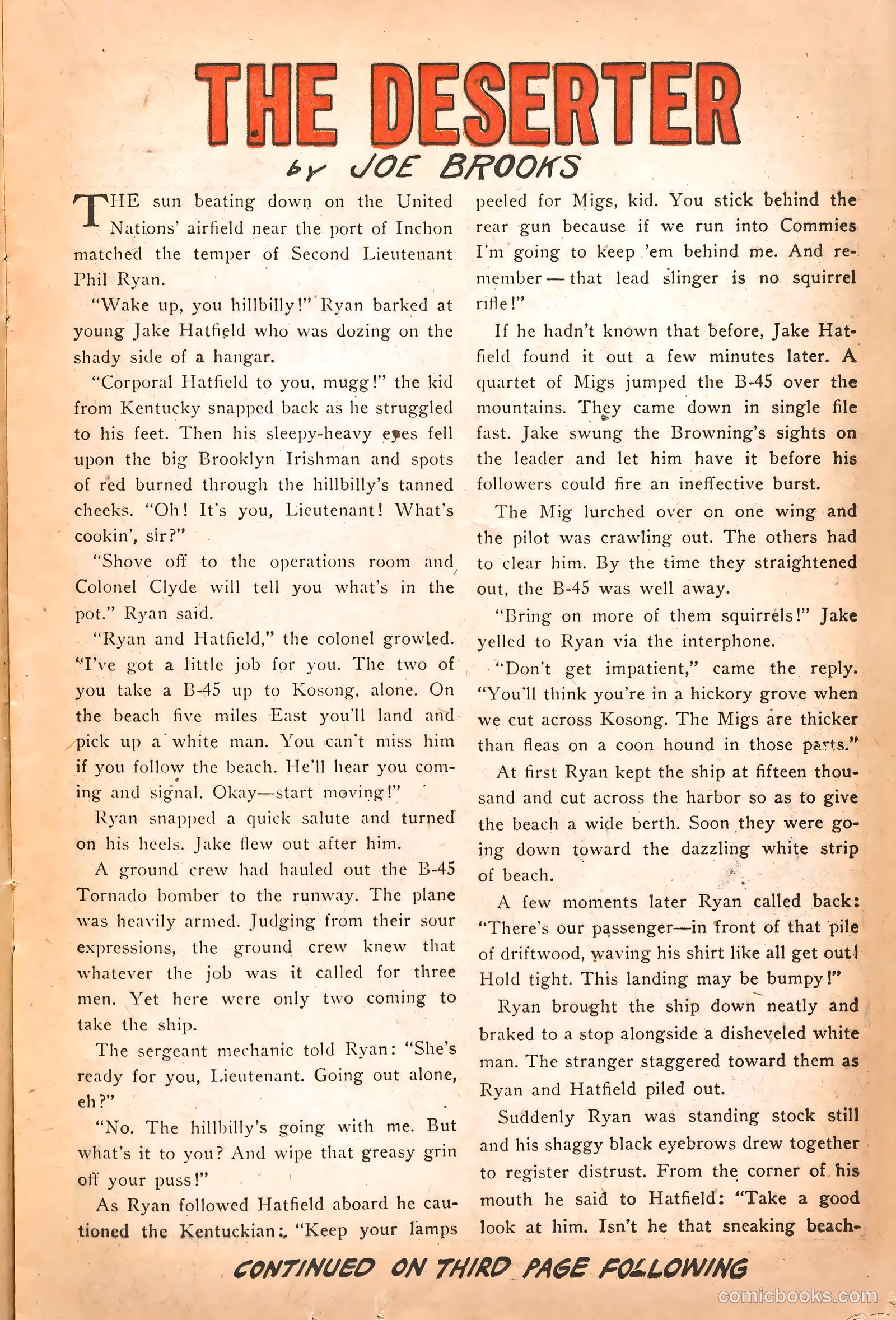 Fight Comics #82 (1952) — page 17 of 37