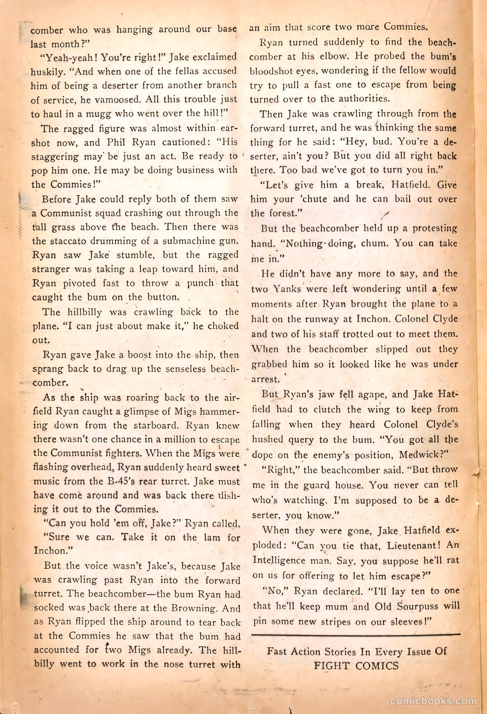 Fight Comics #82 (1952) — page 20 of 37