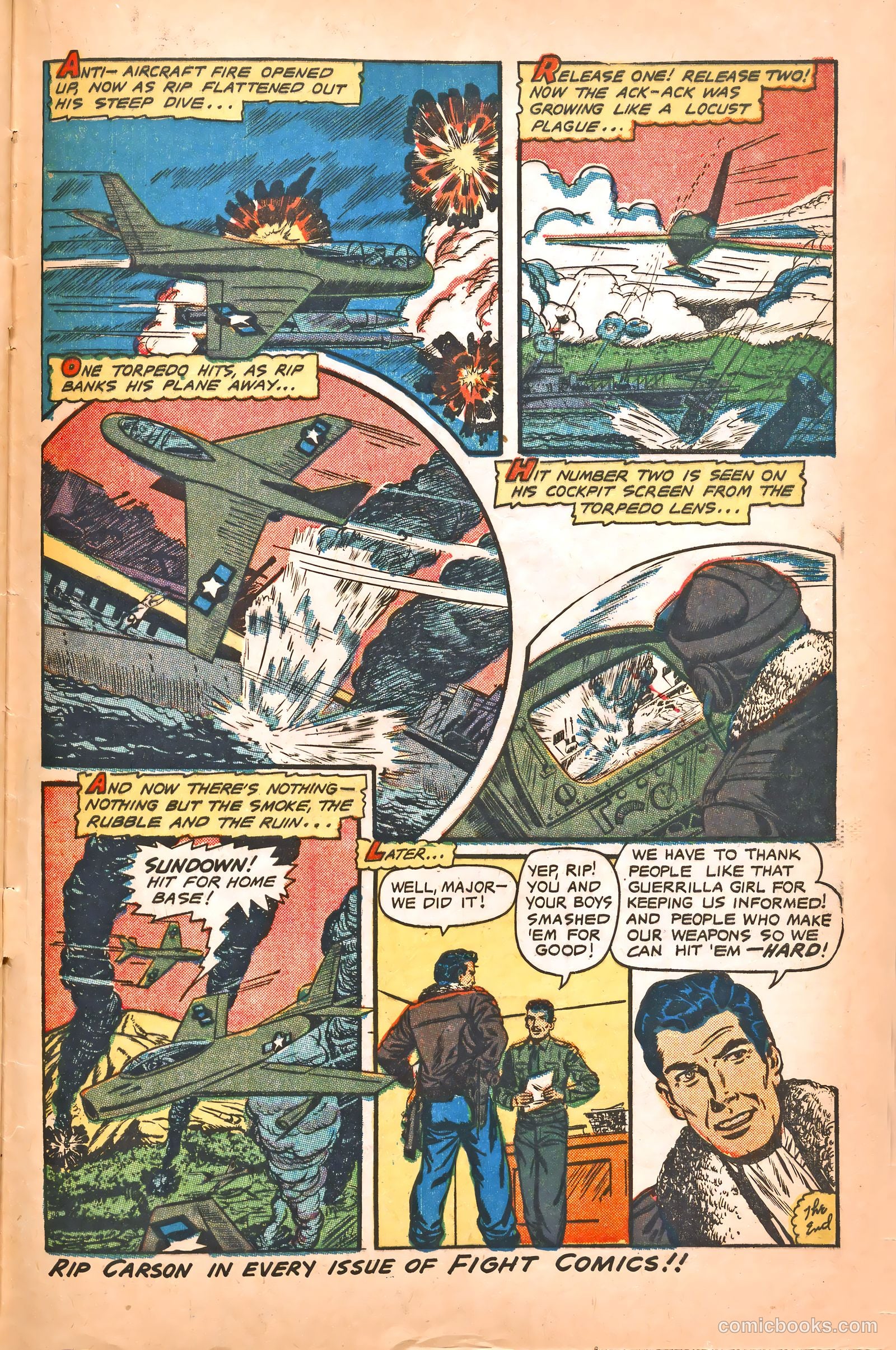 Fight Comics #82 (1952) — page 33 of 37