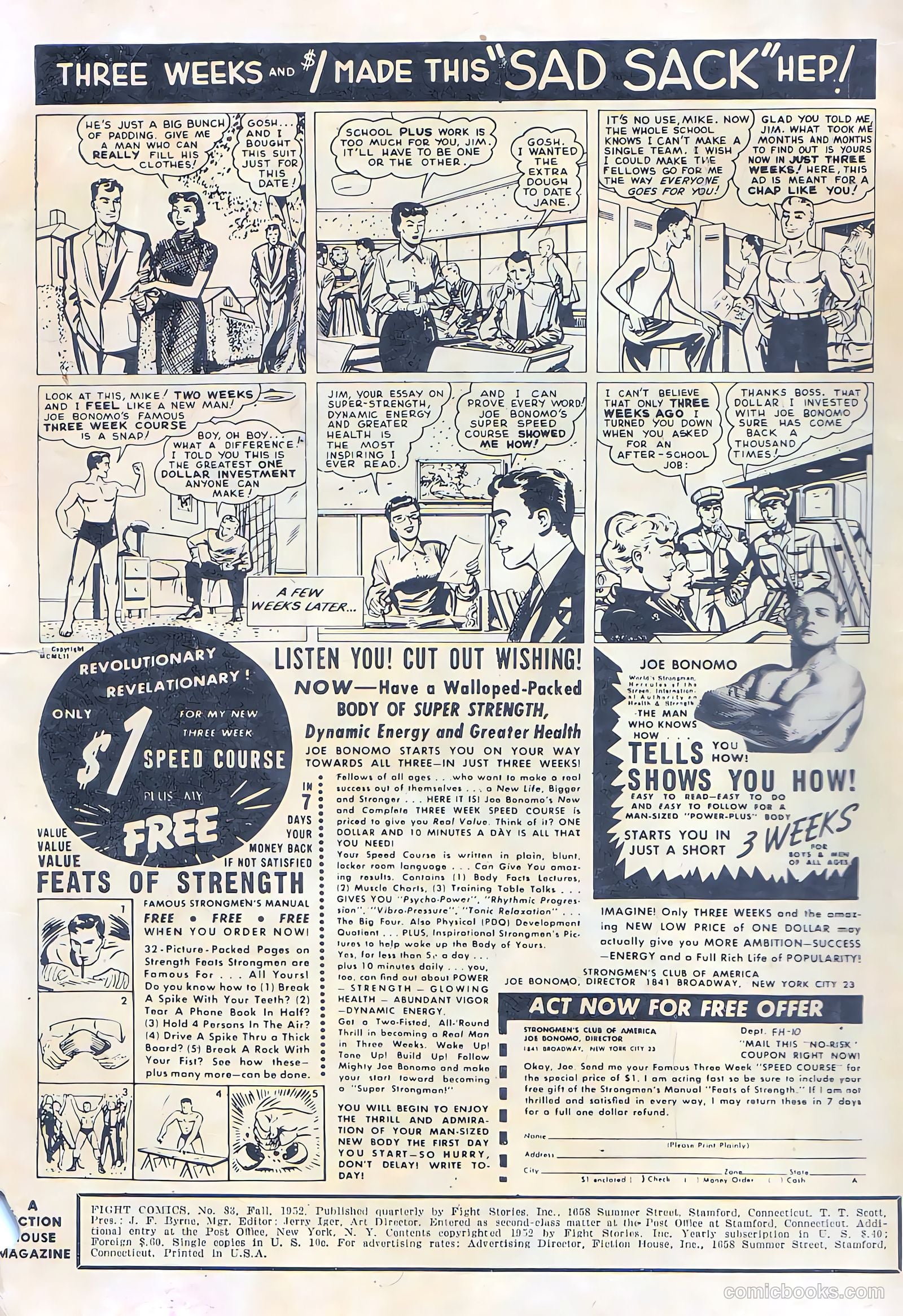 Fight Comics #83 (1952) — page 2 of 36