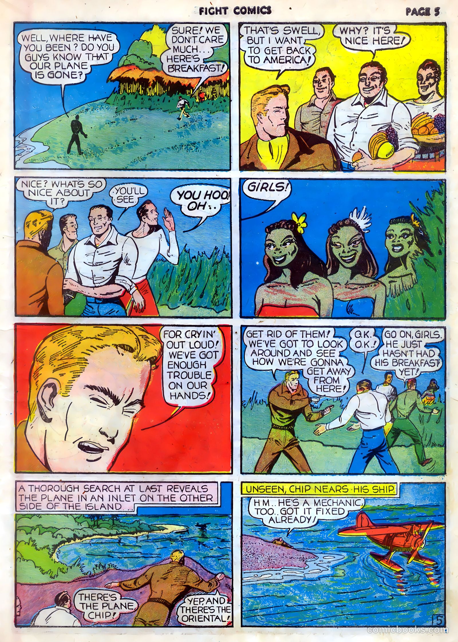 Fight Comics #9 (1940) — page 7 of 68