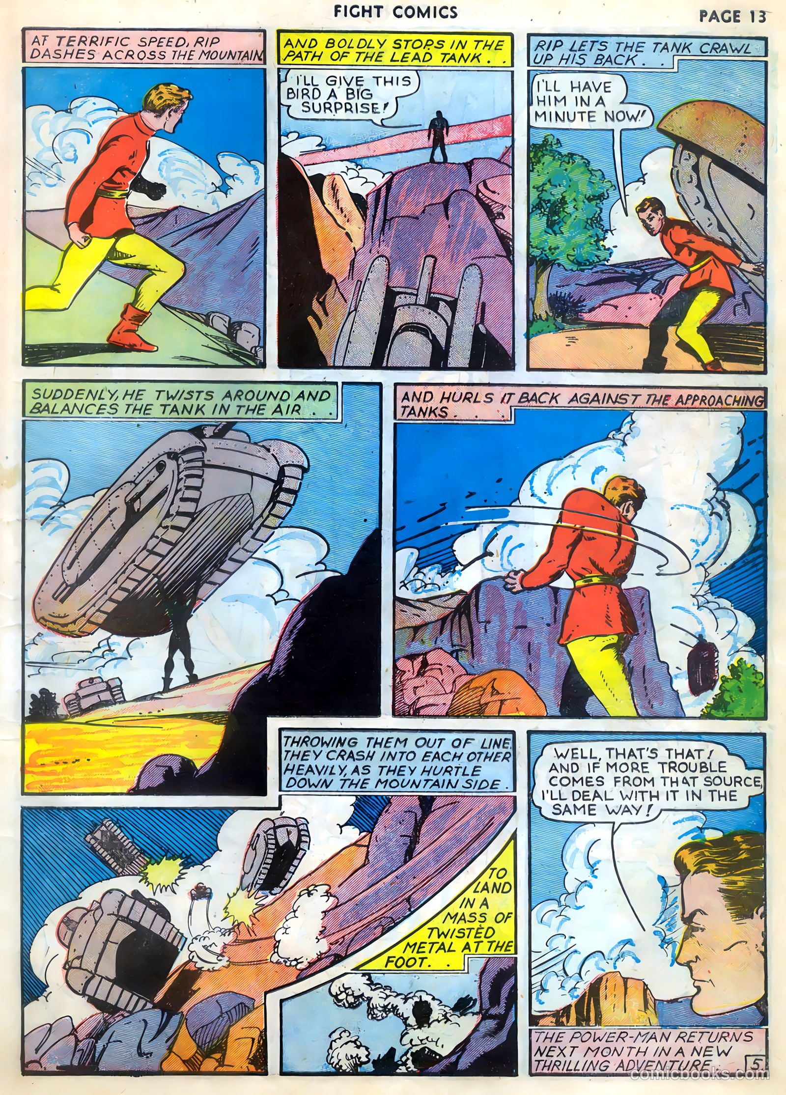 Fight Comics #9 (1940) — page 15 of 68