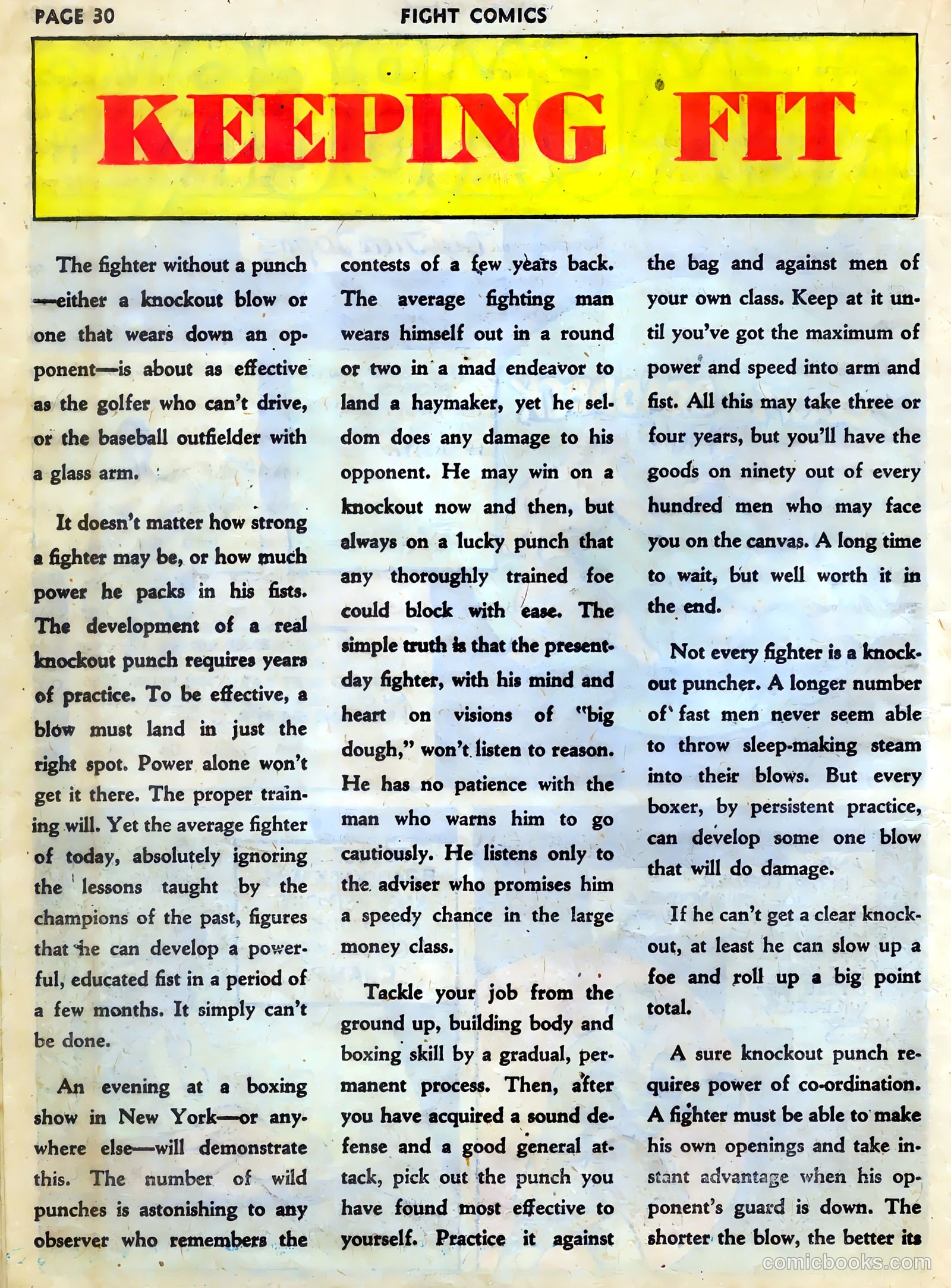 Fight Comics #9 (1940) — page 32 of 68