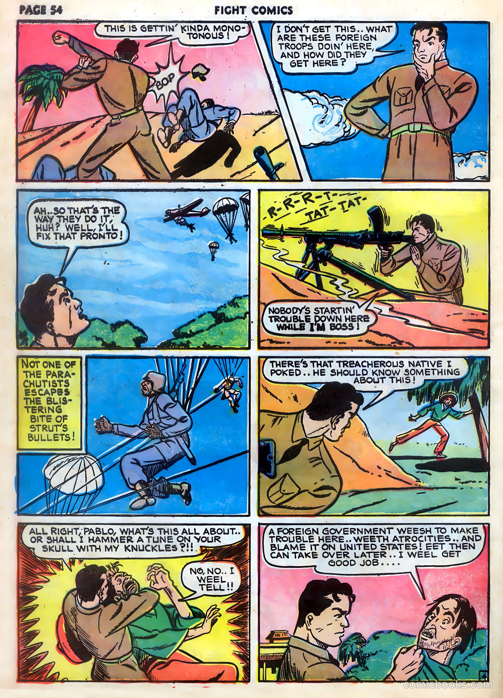 Fight Comics #9 (1940) — page 56 of 68