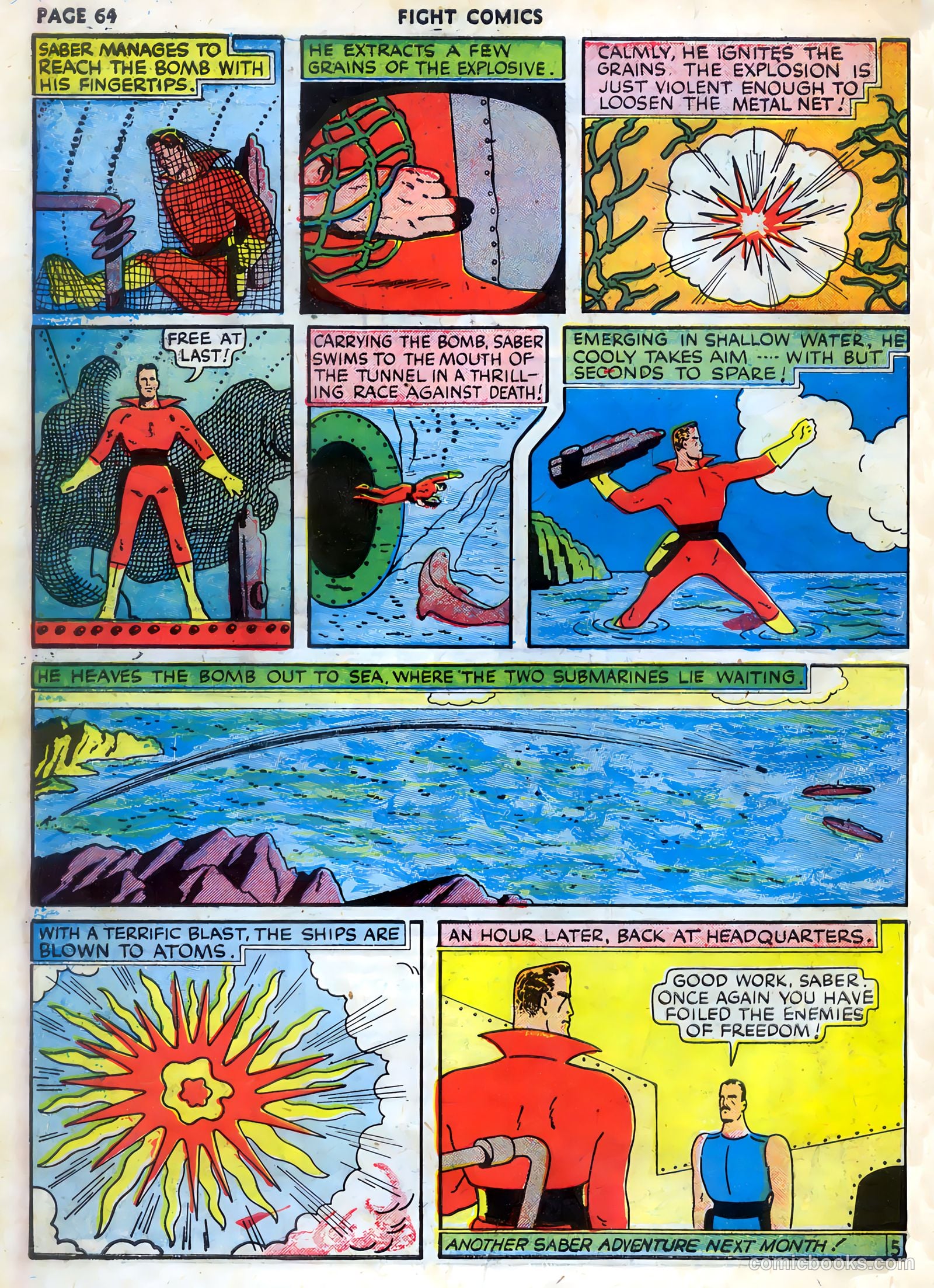 Fight Comics #9 (1940) — page 66 of 68
