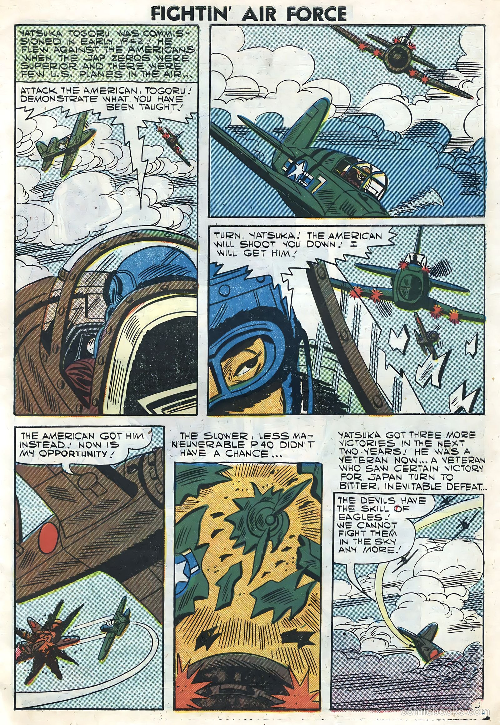 Fightin' Air Force #10 (1958) — page 7 of 36