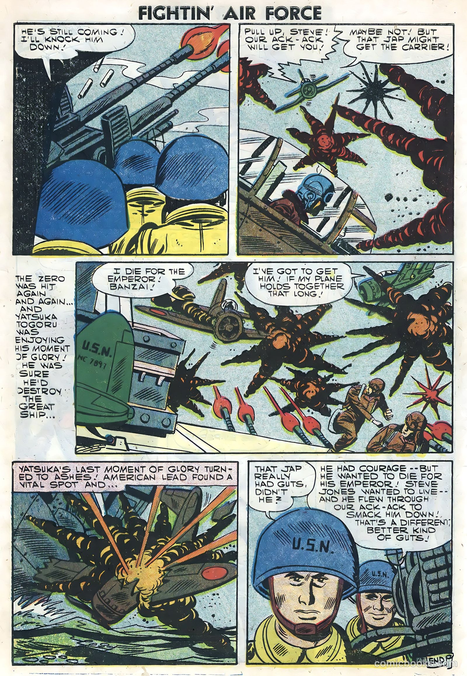 Fightin' Air Force #10 (1958) — page 10 of 36