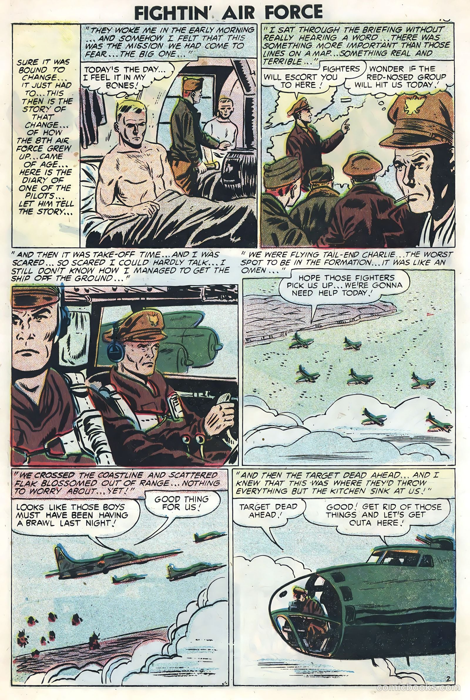Fightin' Air Force #10 (1958) — page 12 of 36