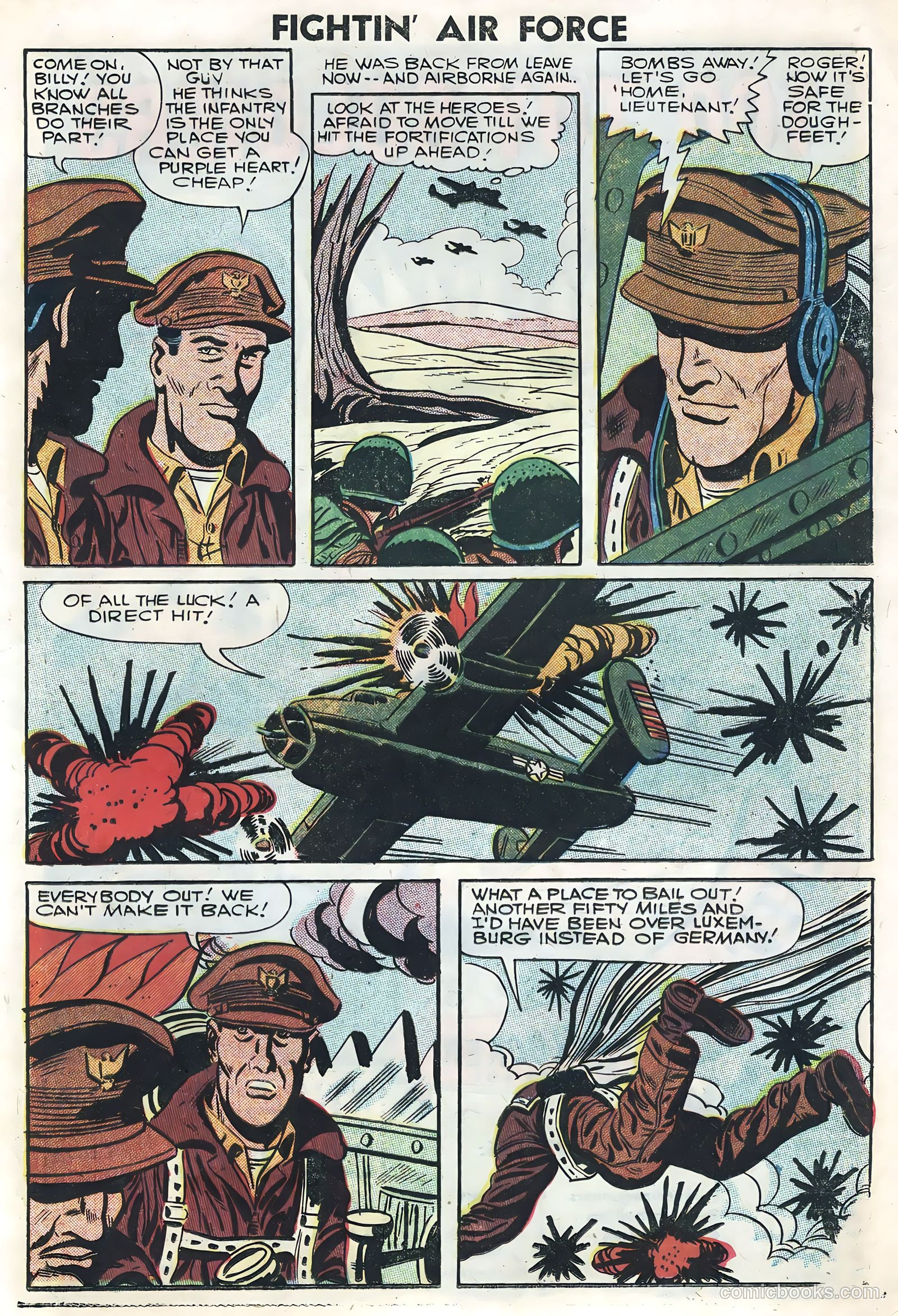 Fightin' Air Force #10 (1958) — page 21 of 36