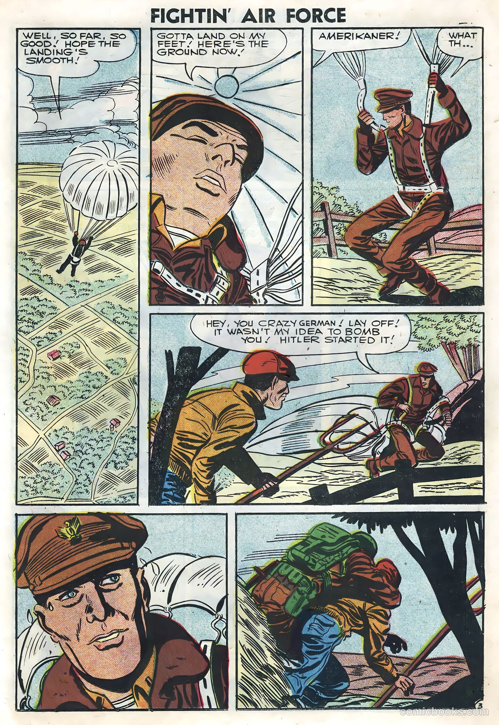 Fightin' Air Force #10 (1958) — page 23 of 36