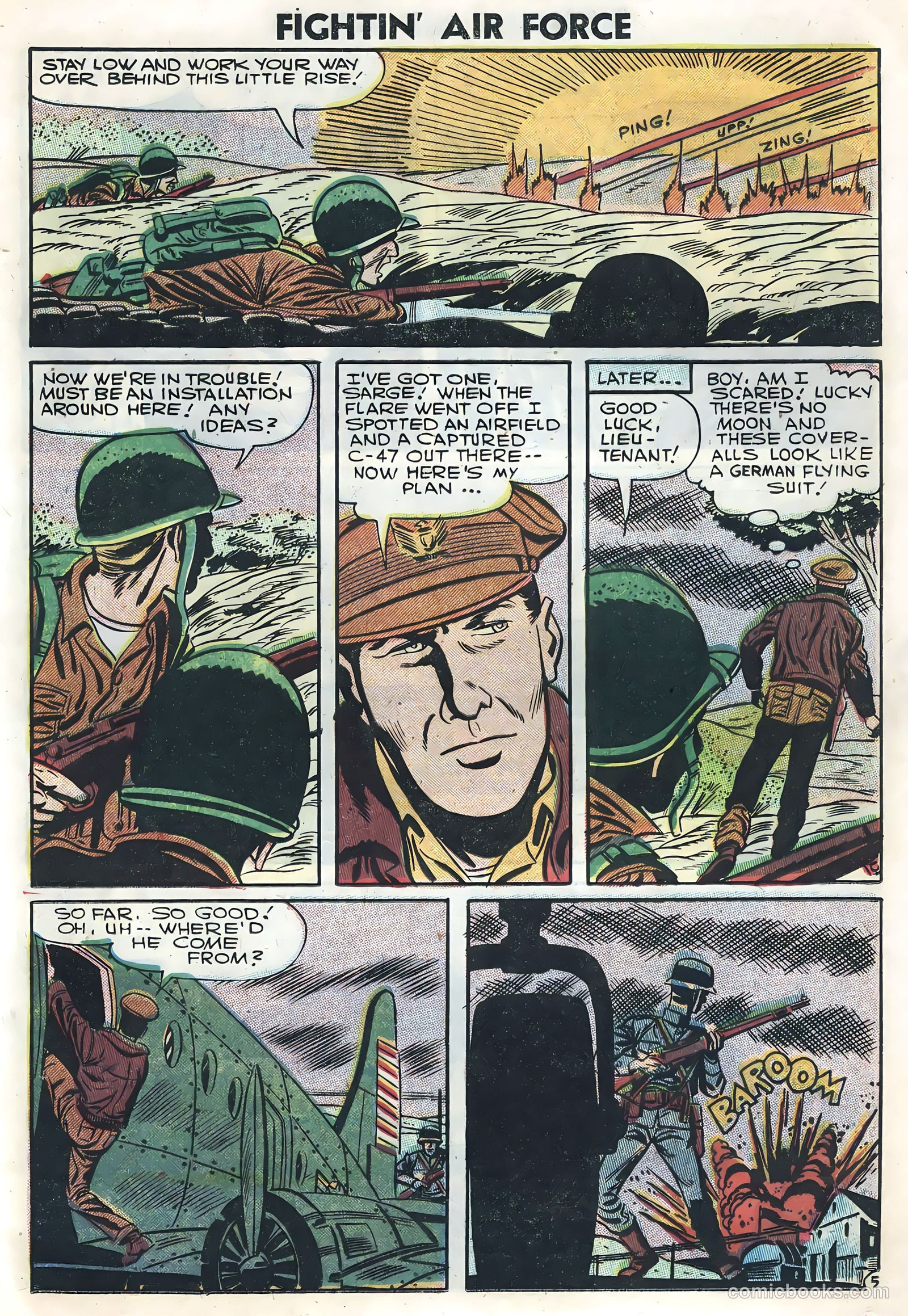 Fightin' Air Force #10 (1958) — page 25 of 36