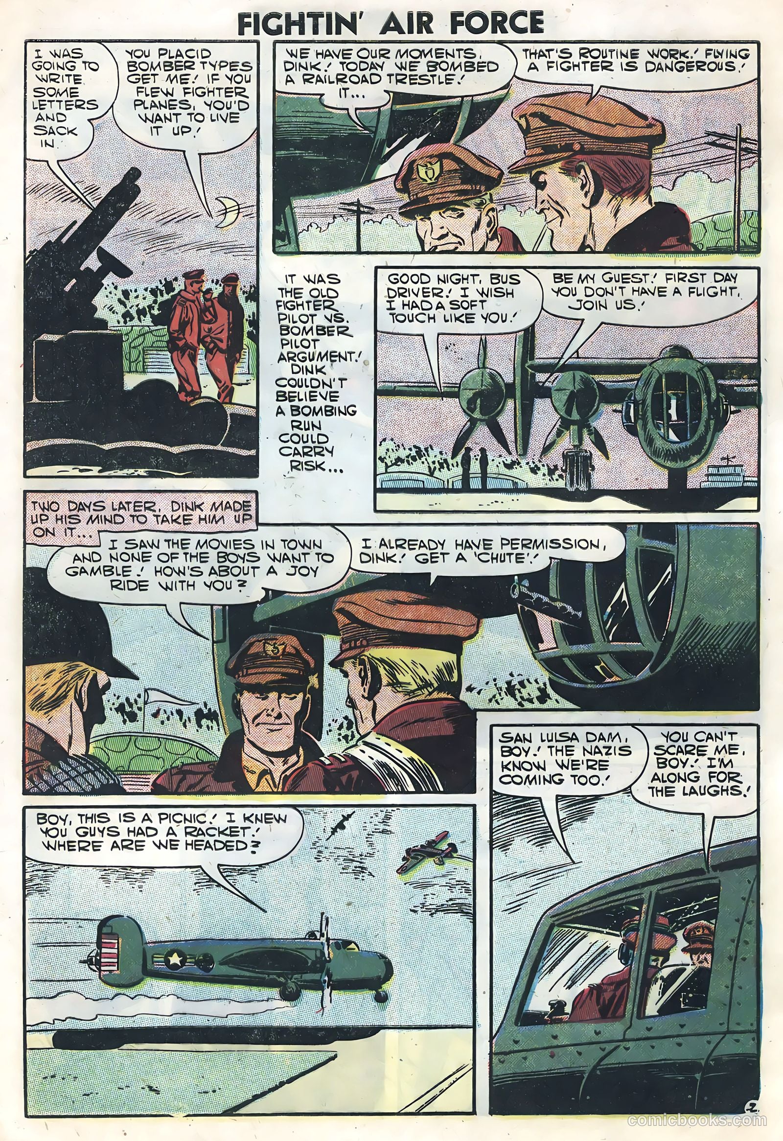 Fightin' Air Force #10 (1958) — page 28 of 36