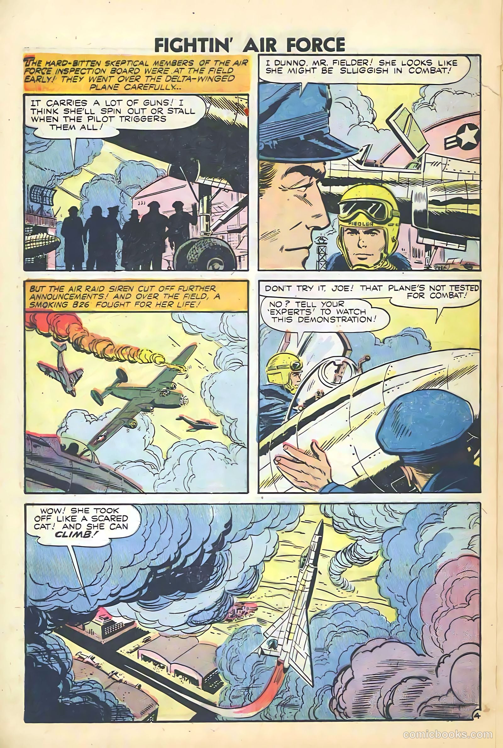 Fightin' Air Force #11 (1958) — page 6 of 66