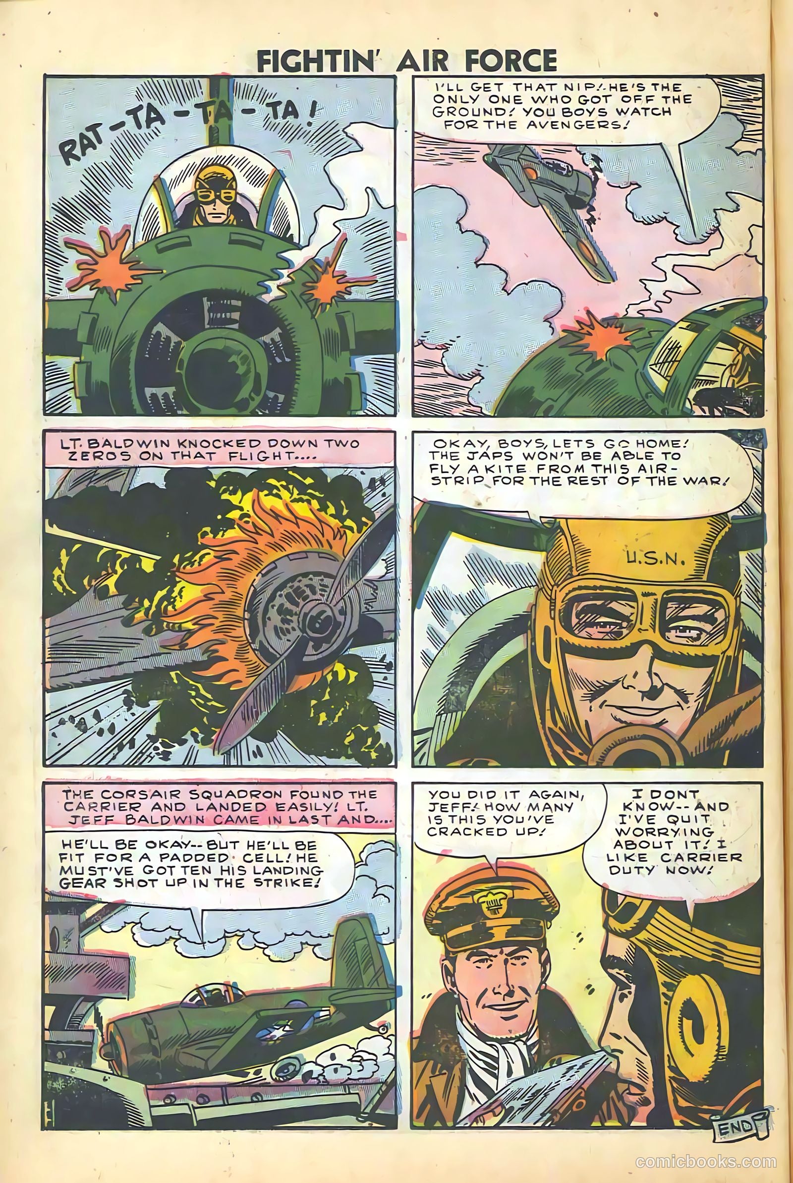 Fightin' Air Force #11 (1958) — page 40 of 66