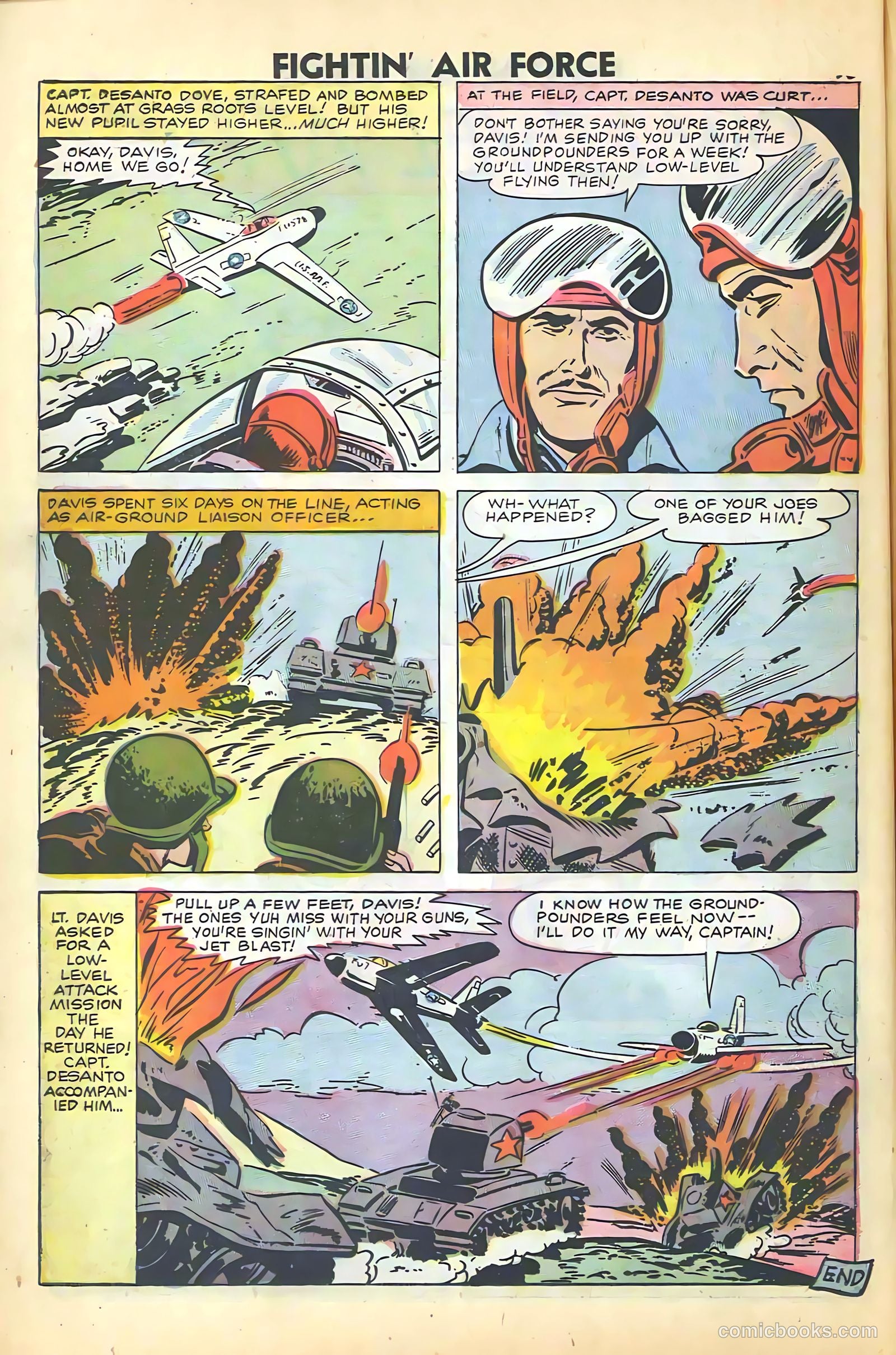 Fightin' Air Force #11 (1958) — page 42 of 66