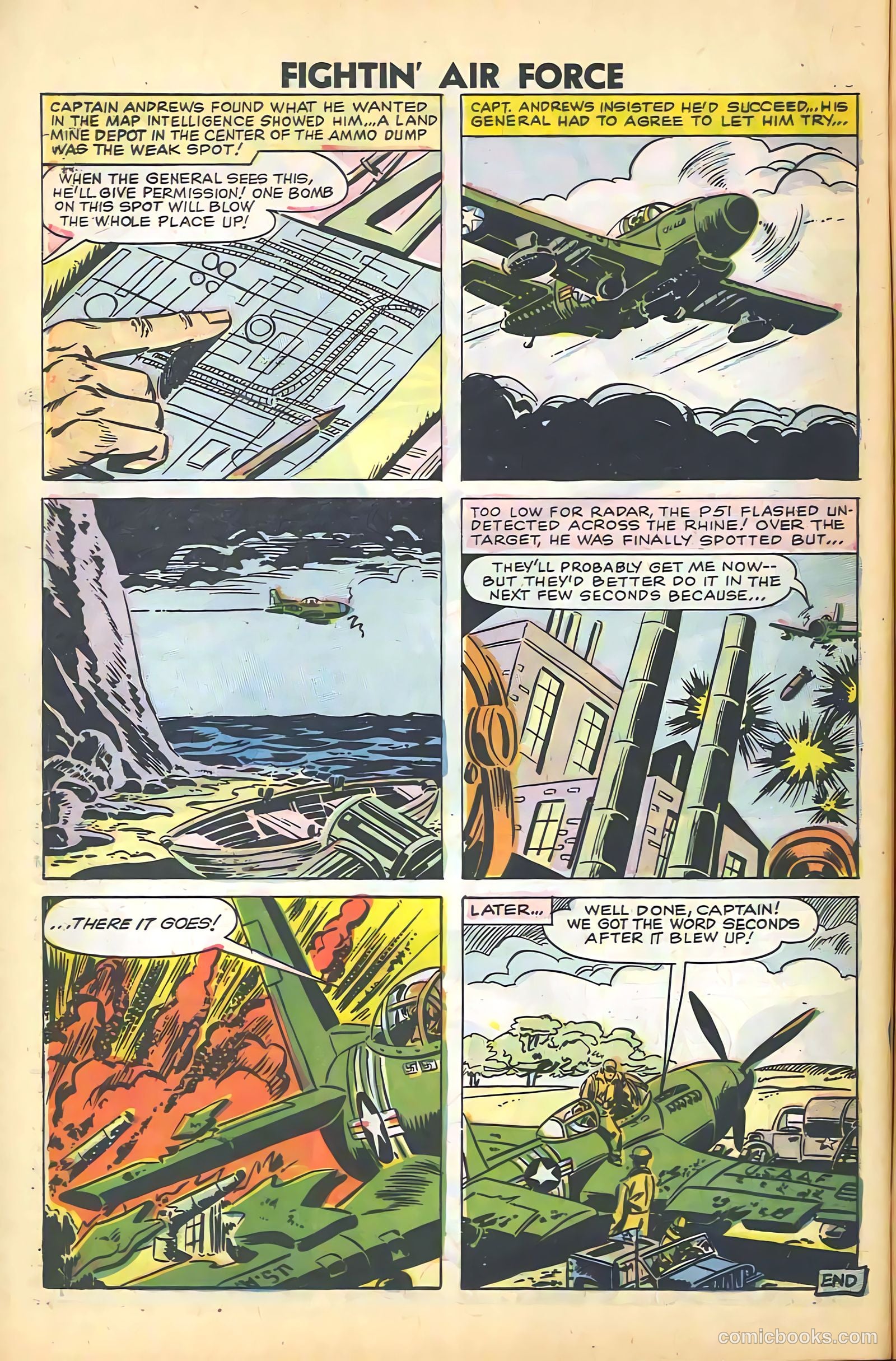 Fightin' Air Force #11 (1958) — page 50 of 66