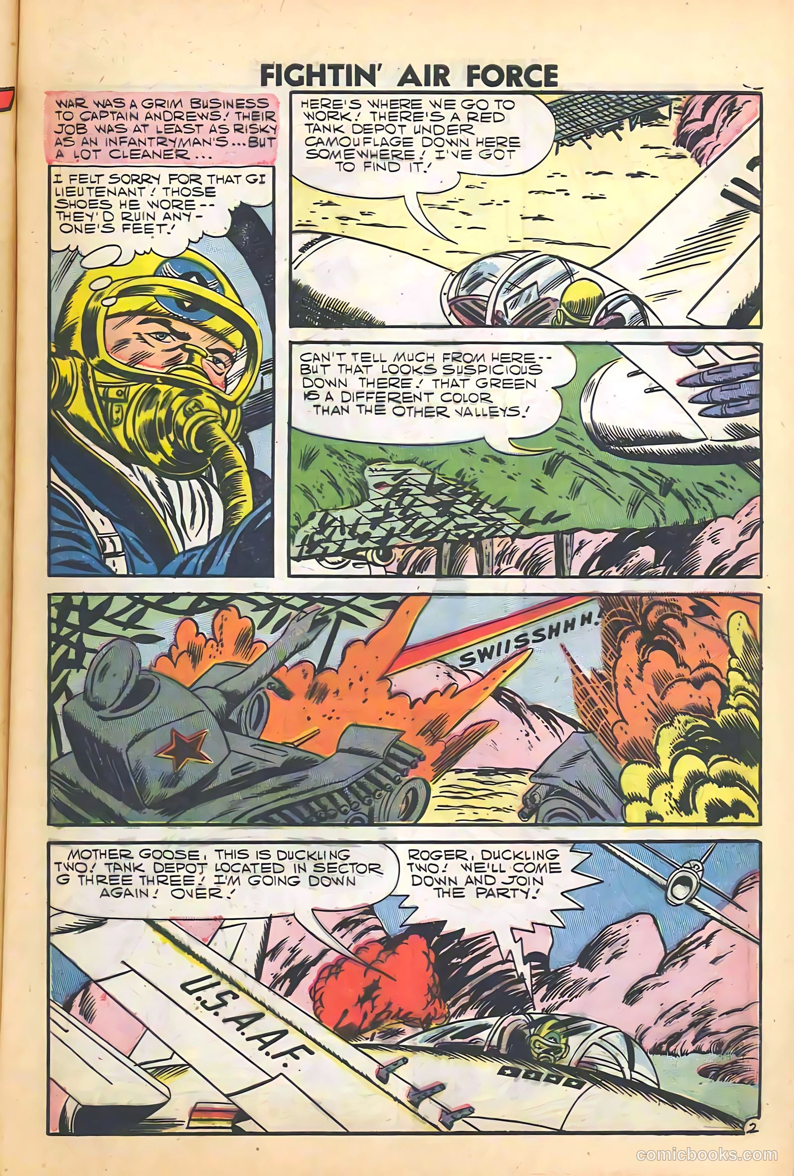 Fightin' Air Force #11 (1958) — page 55 of 66