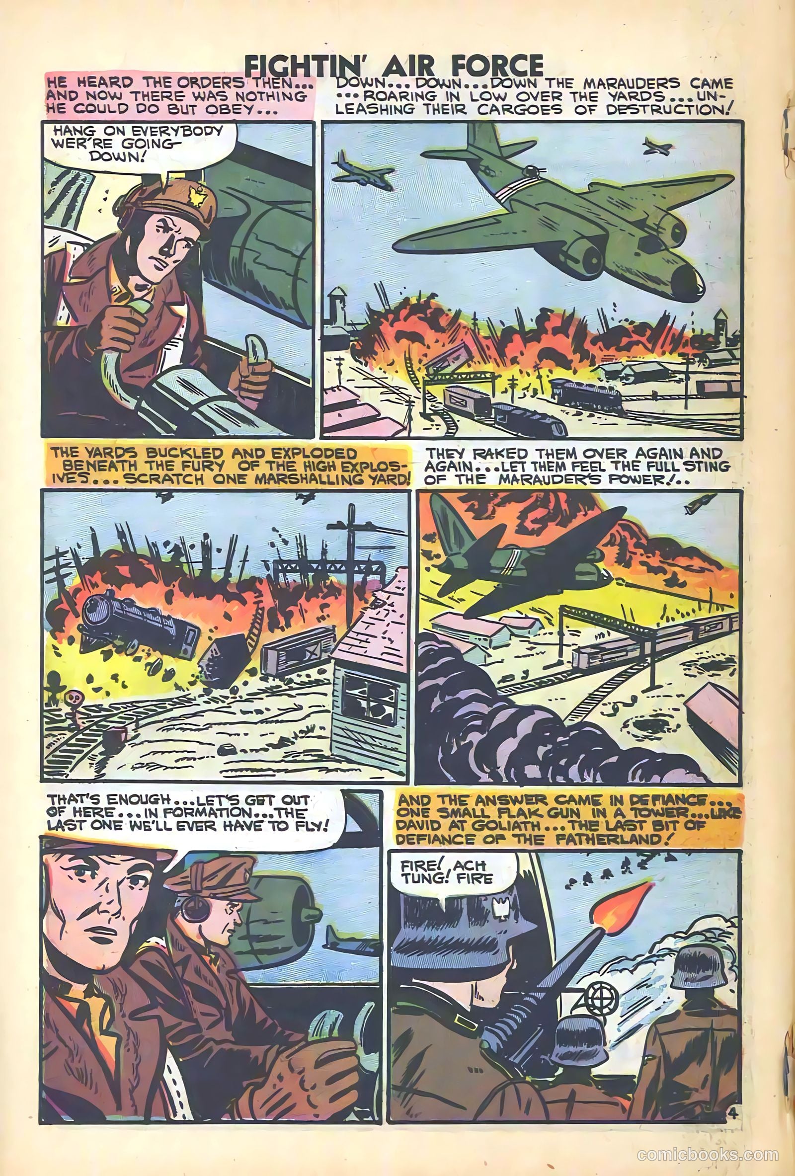 Fightin' Air Force #11 (1958) — page 64 of 66