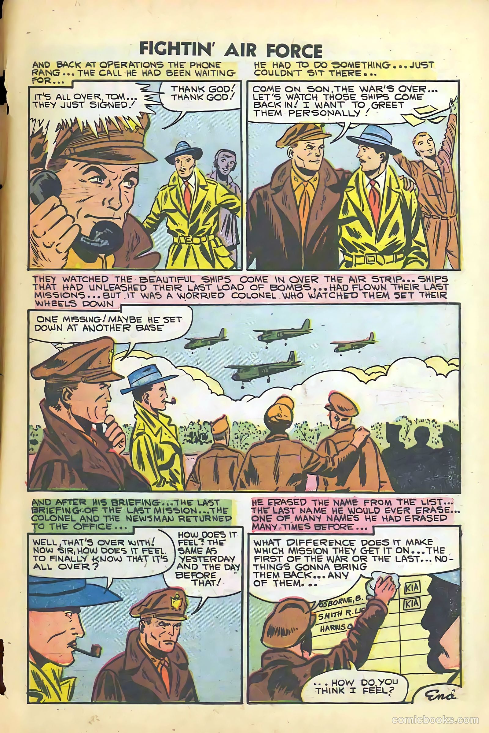 Fightin' Air Force #11 (1958) — page 65 of 66