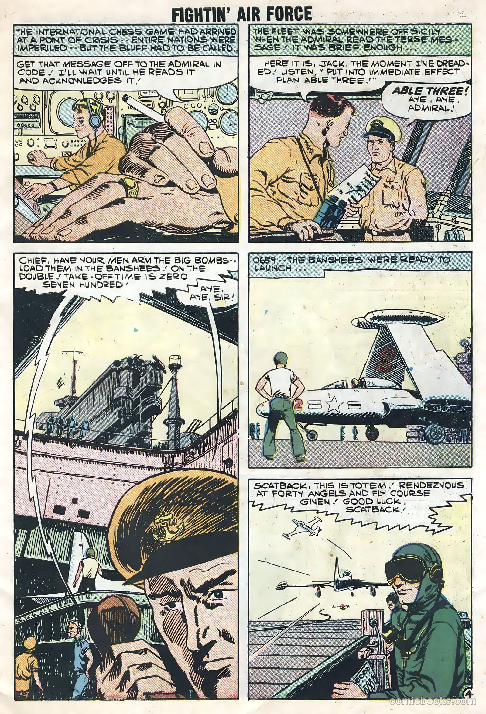 Fightin' Air Force #13 (1958) — page 7 of 36