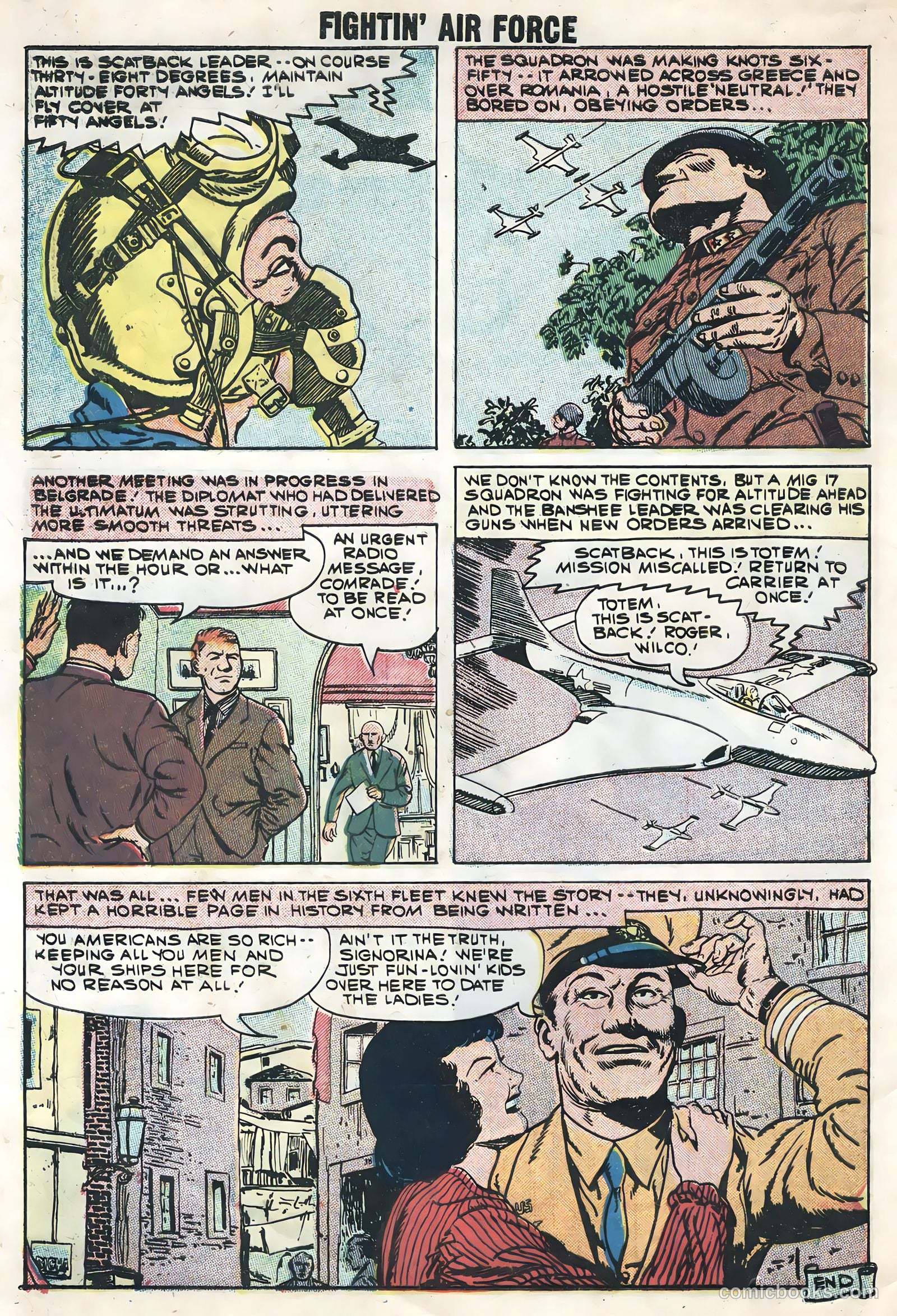 Fightin' Air Force #13 (1958) — page 8 of 36