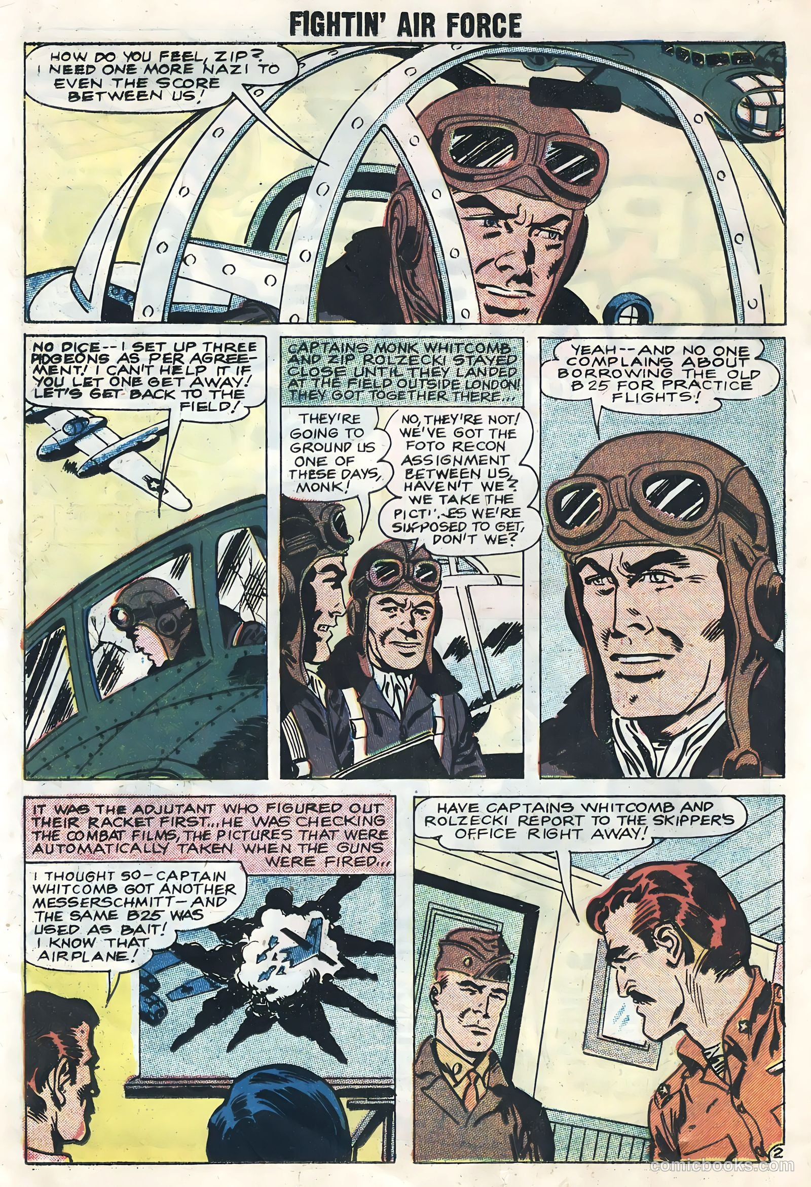 Fightin' Air Force #13 (1958) — page 16 of 36
