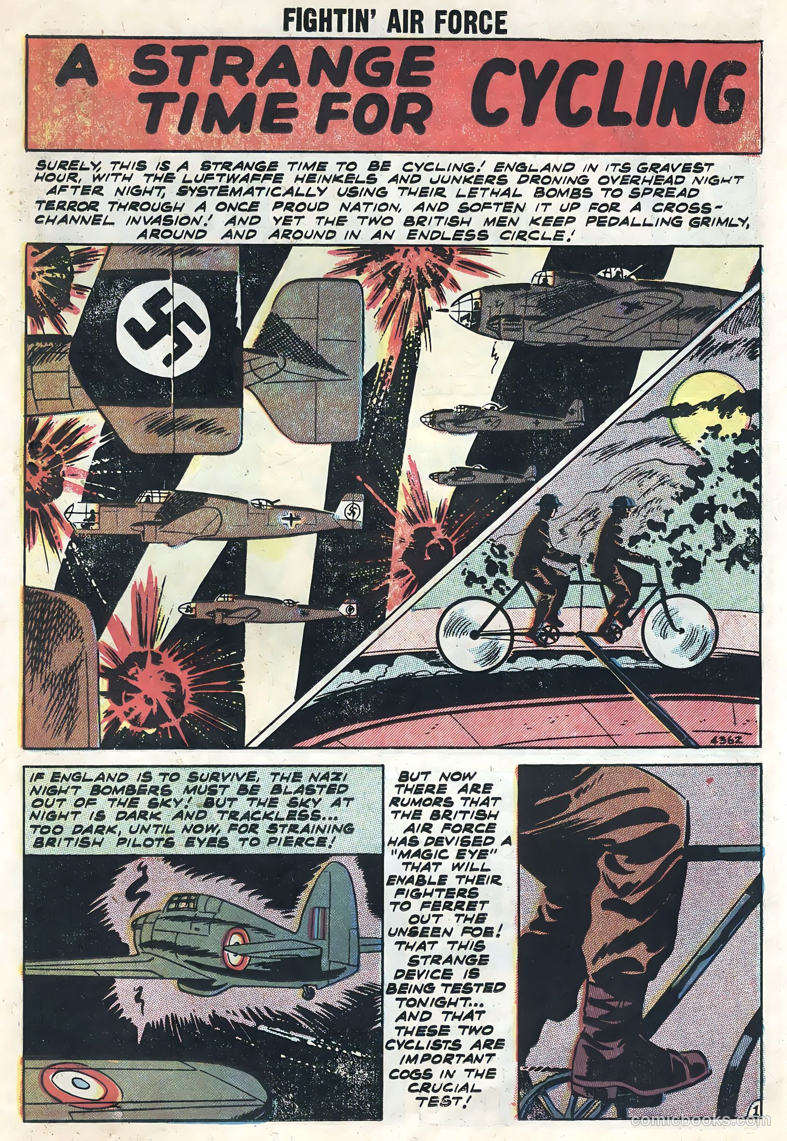 Fightin' Air Force #13 (1958) — page 23 of 36