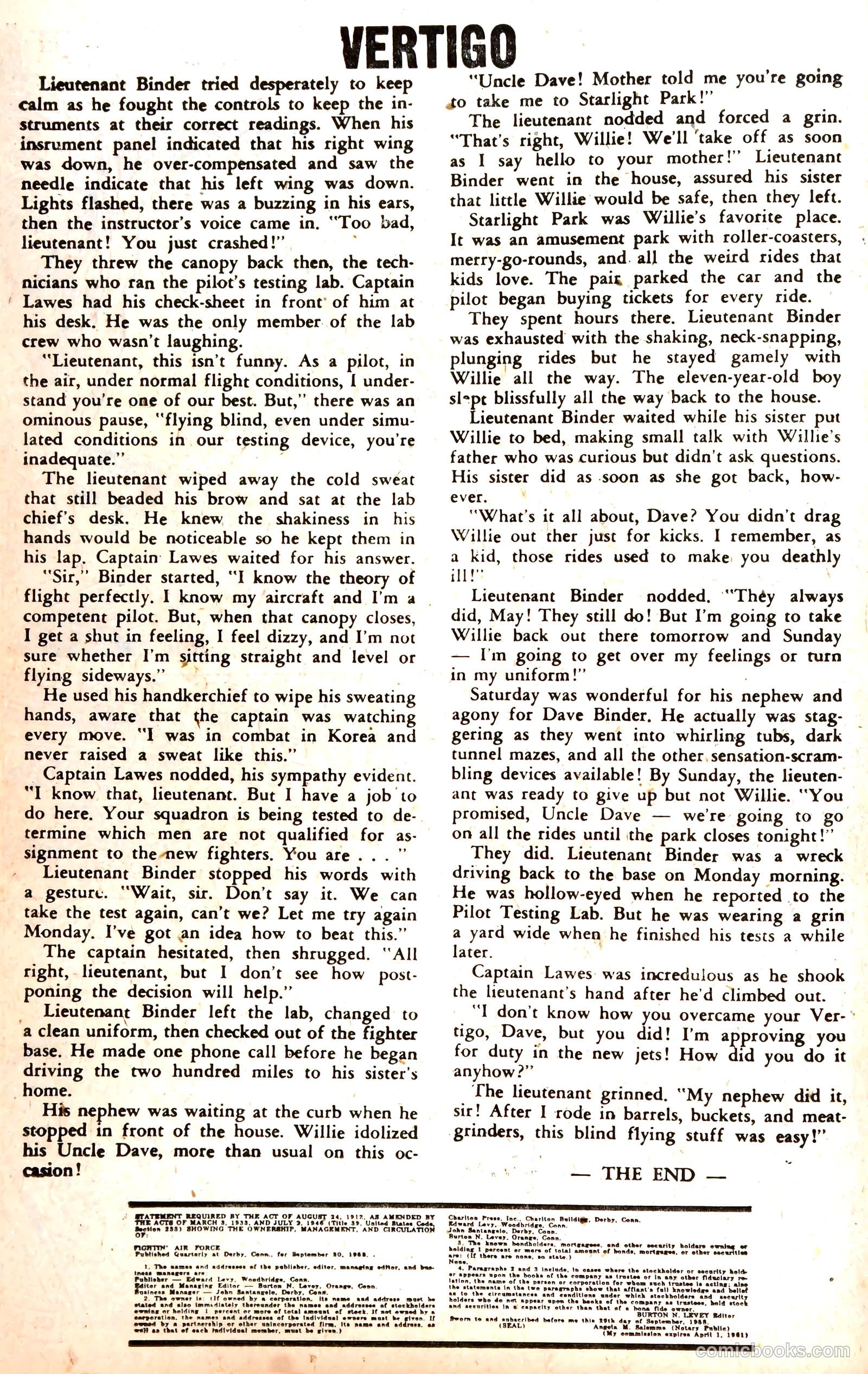 Fightin' Air Force #15 (1959) — page 14 of 37