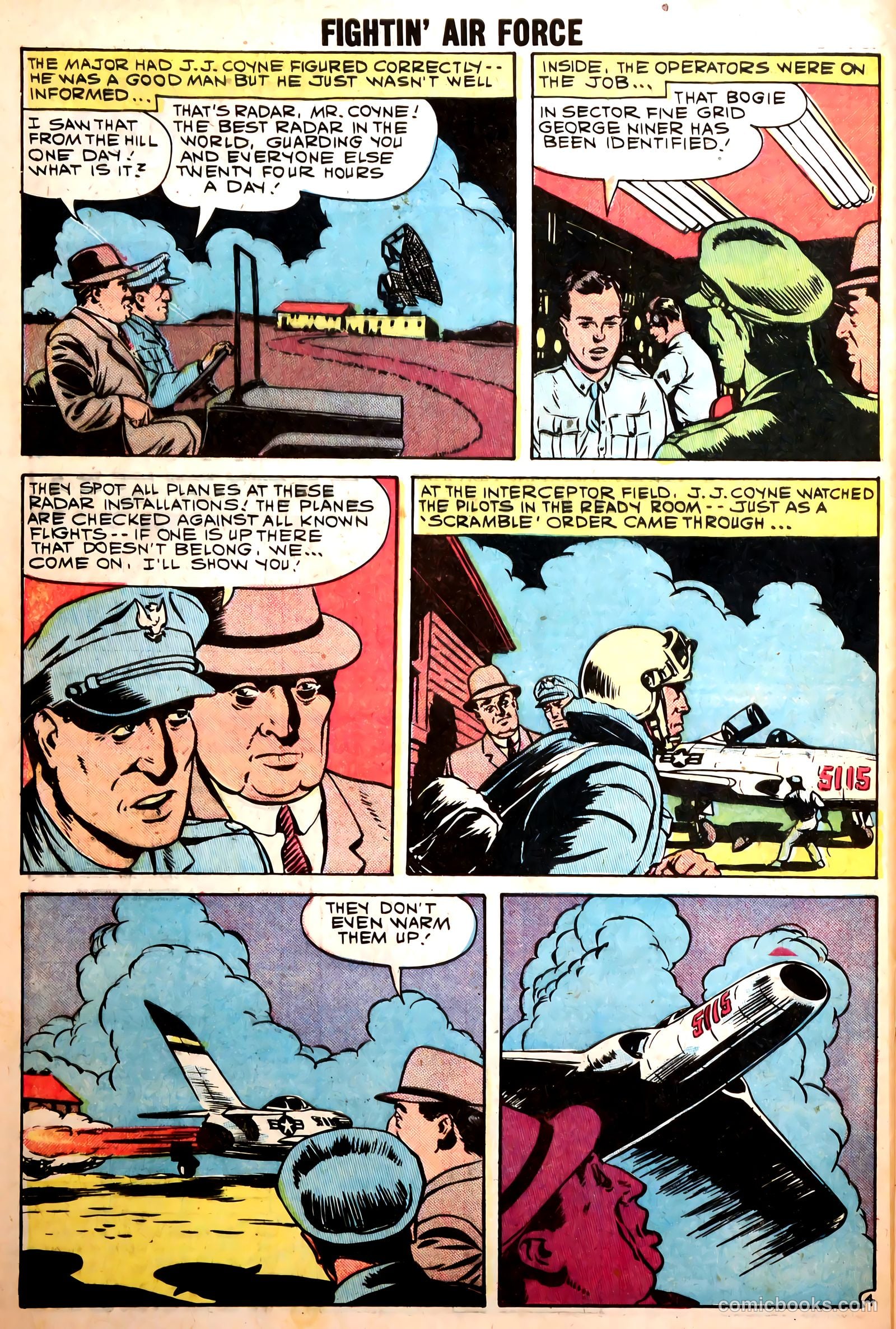 Fightin' Air Force #15 (1959) — page 32 of 37